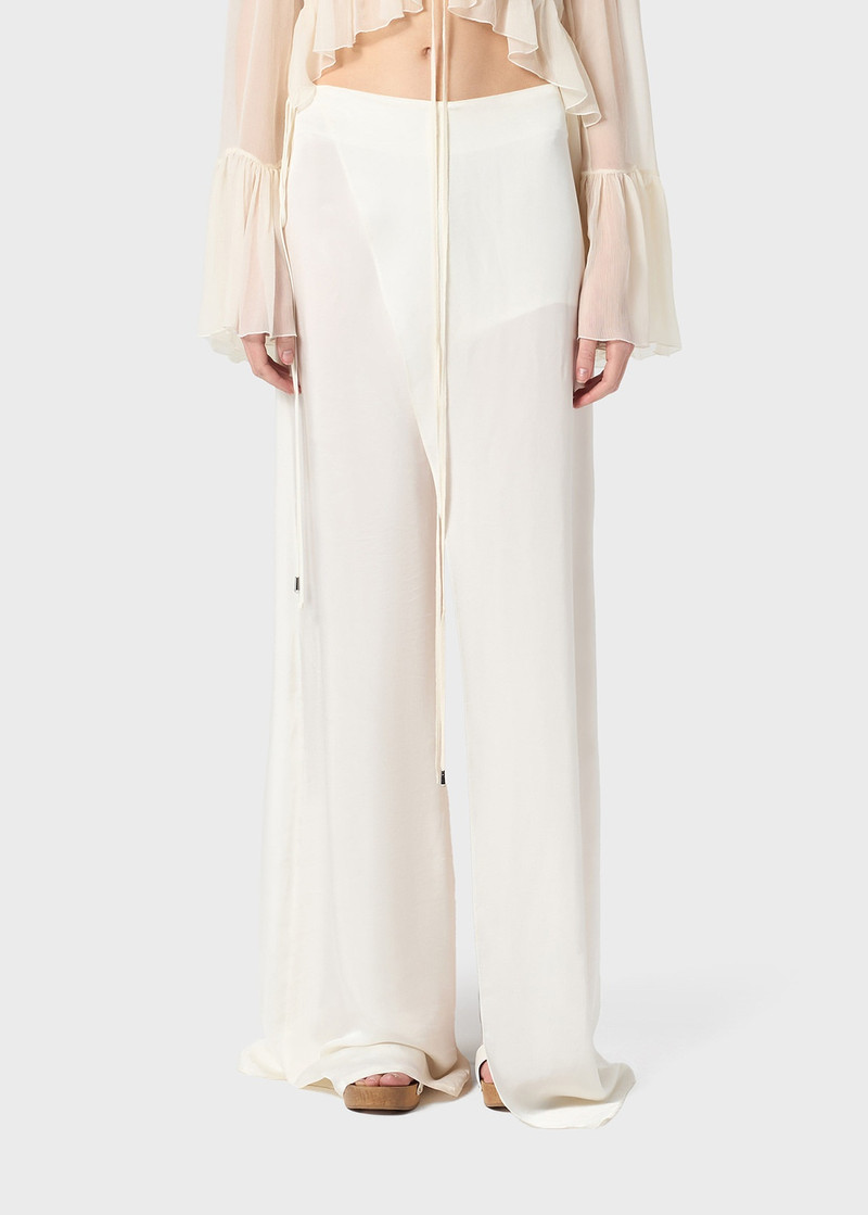 PAREO-STYLE PANTS IN TWILL 3