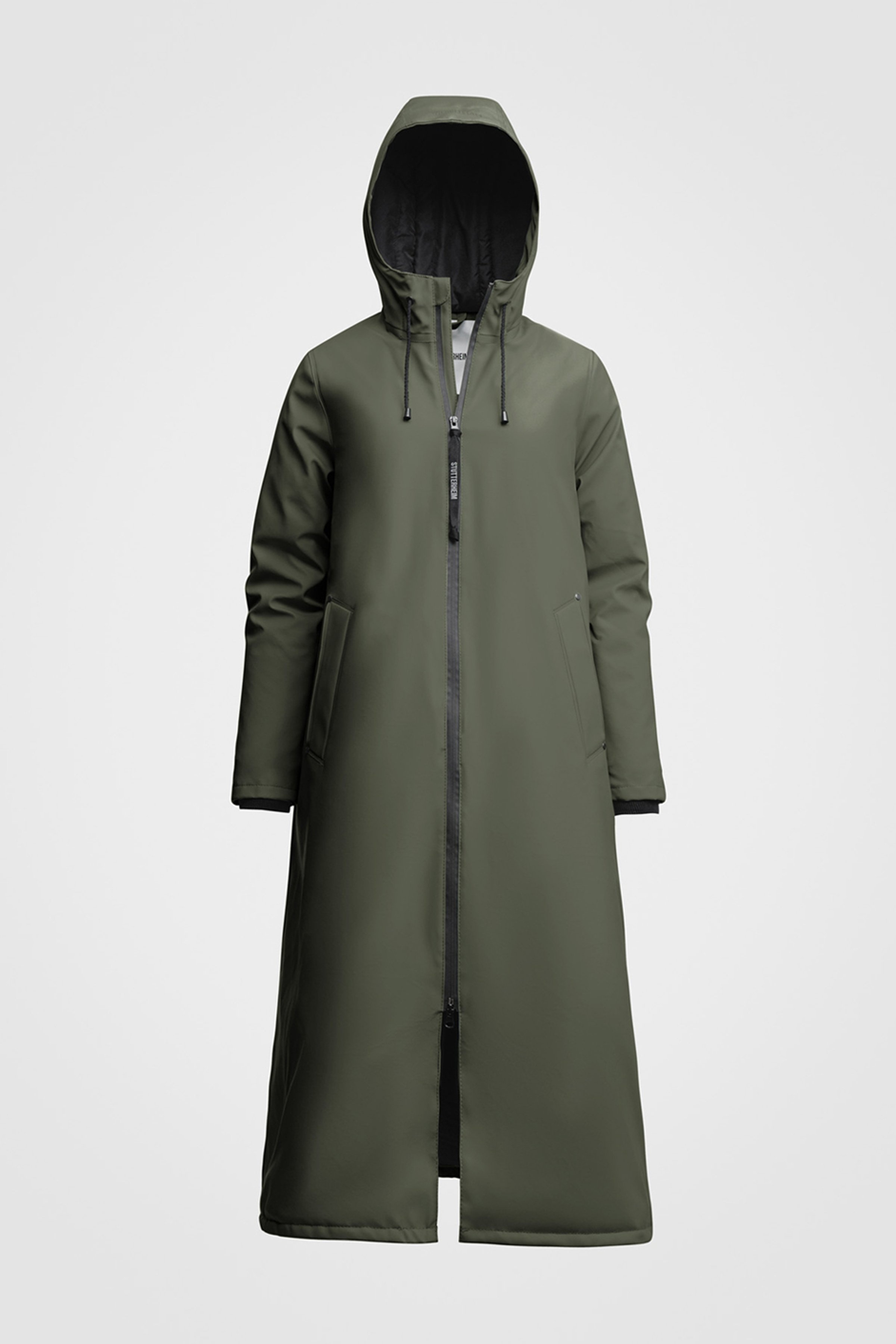 Mosebacke Long Winter Raincoat Green - 2