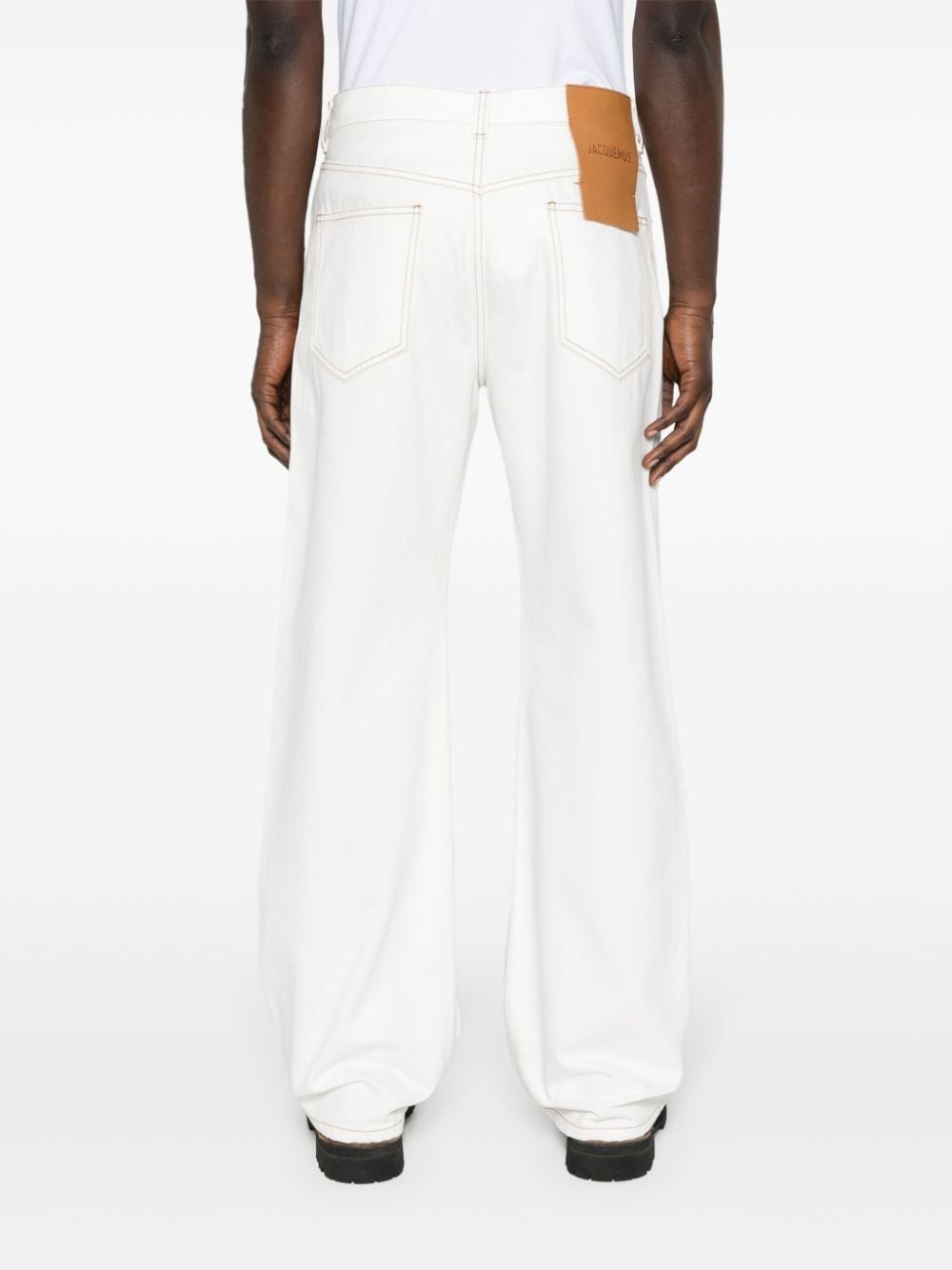 Le de NÃ®mes Droit mid-rise straight-leg jeans - 4