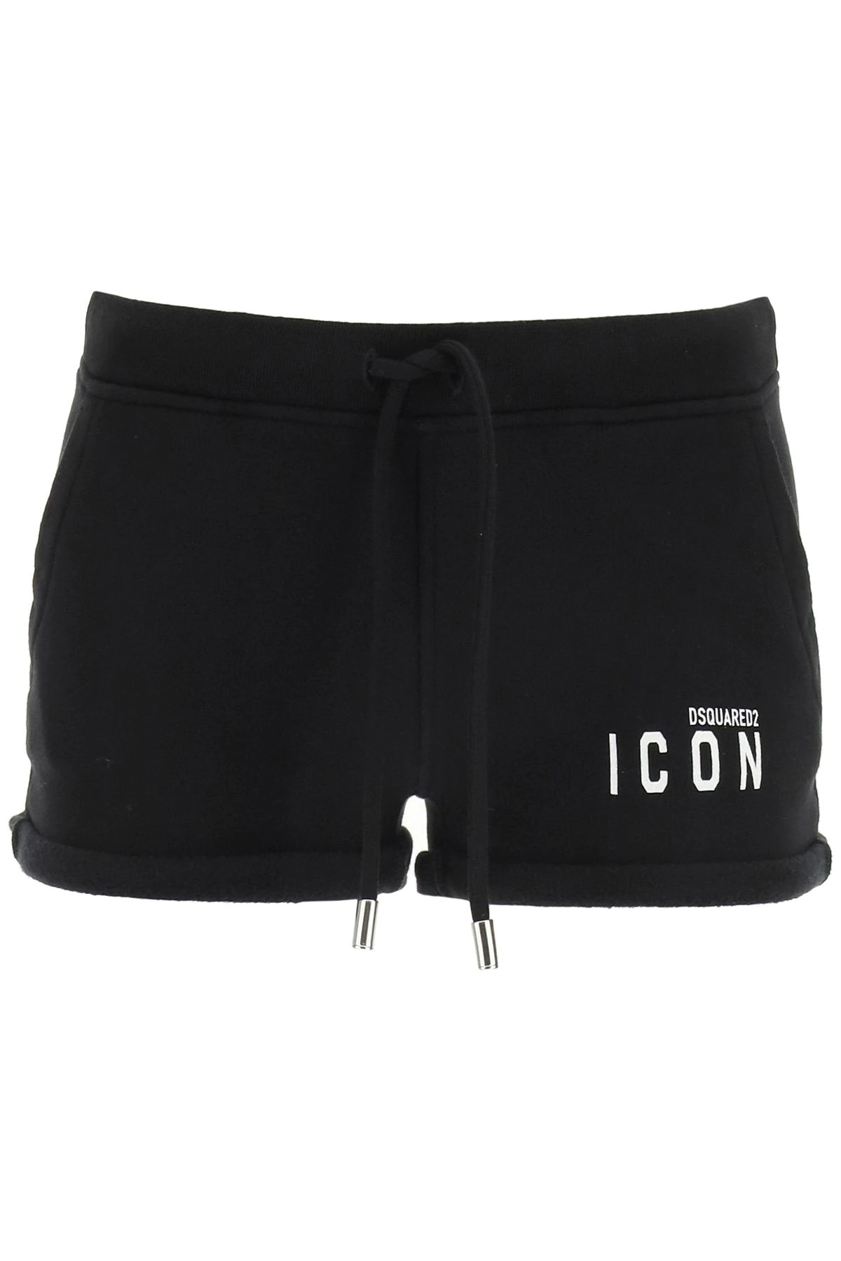 JERSEY SHORTS WITH REFLECTIVE ICON PRINT - 1