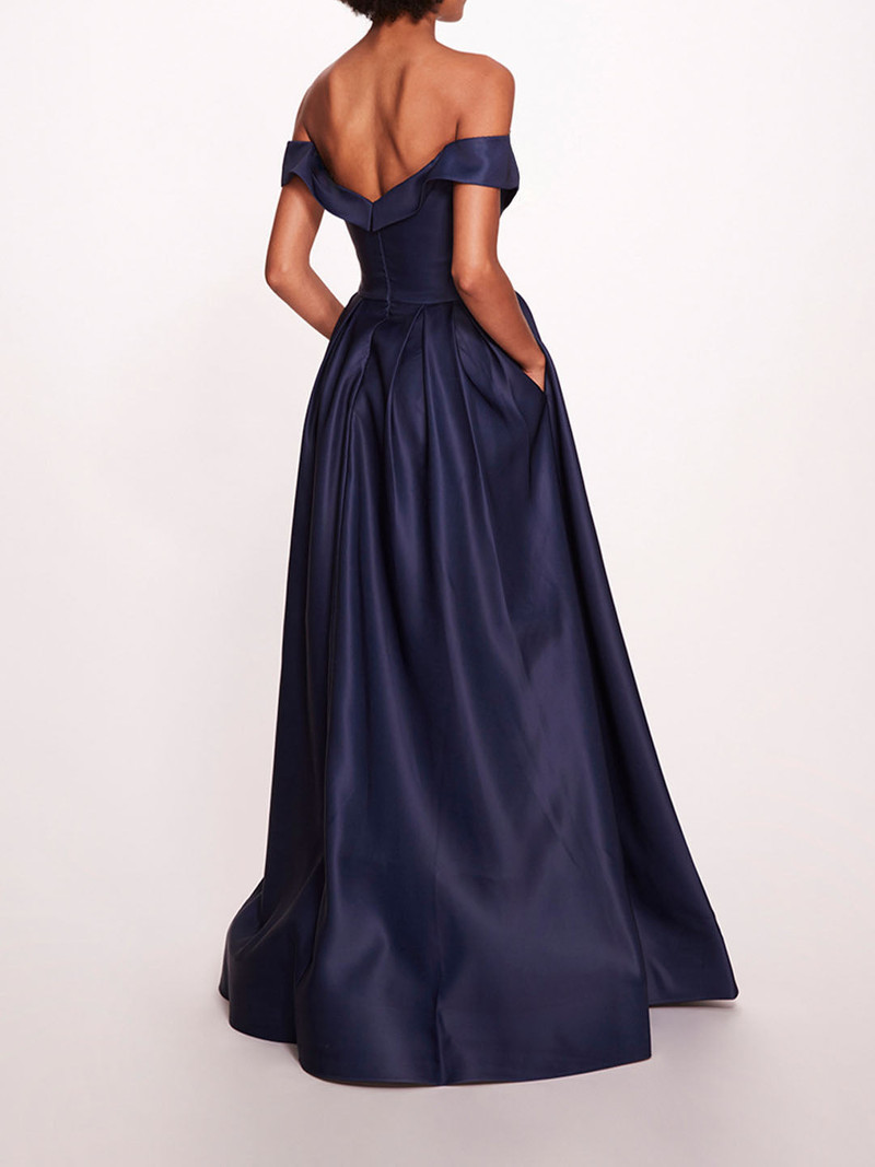 Marchesa DUCHESS SATIN GOWN outlook