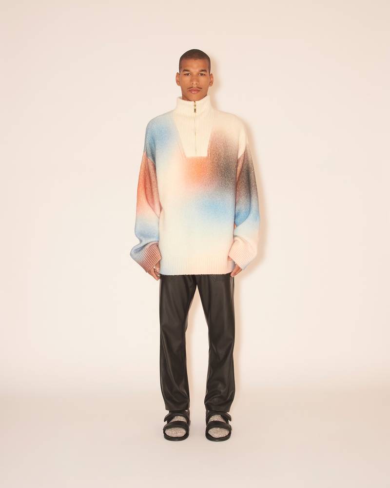 Nanushka DUSCO - Funnel neck jumper - Multi watercolour outlook