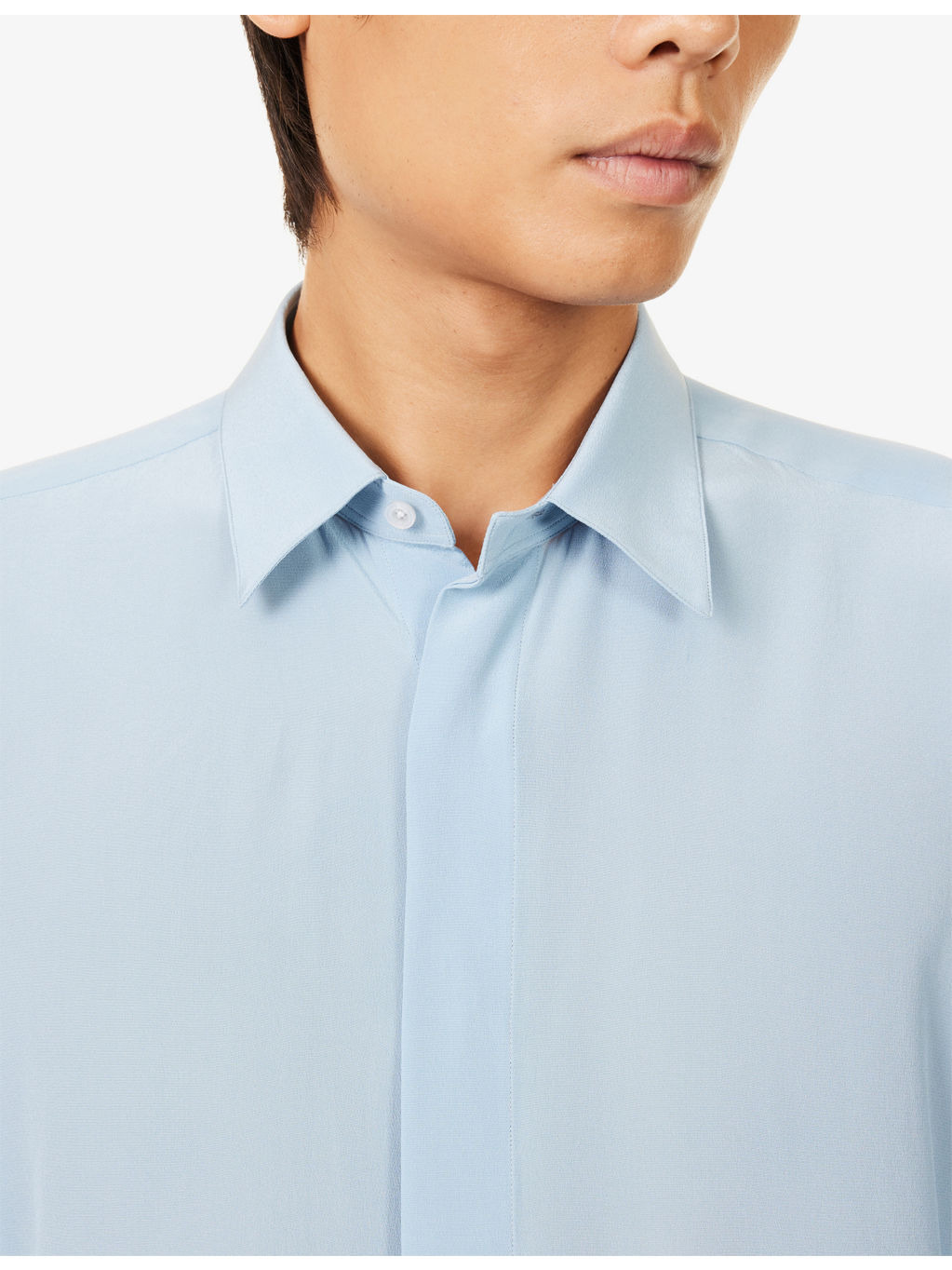 Fluid Loose-Fit Silk Shirt - 6