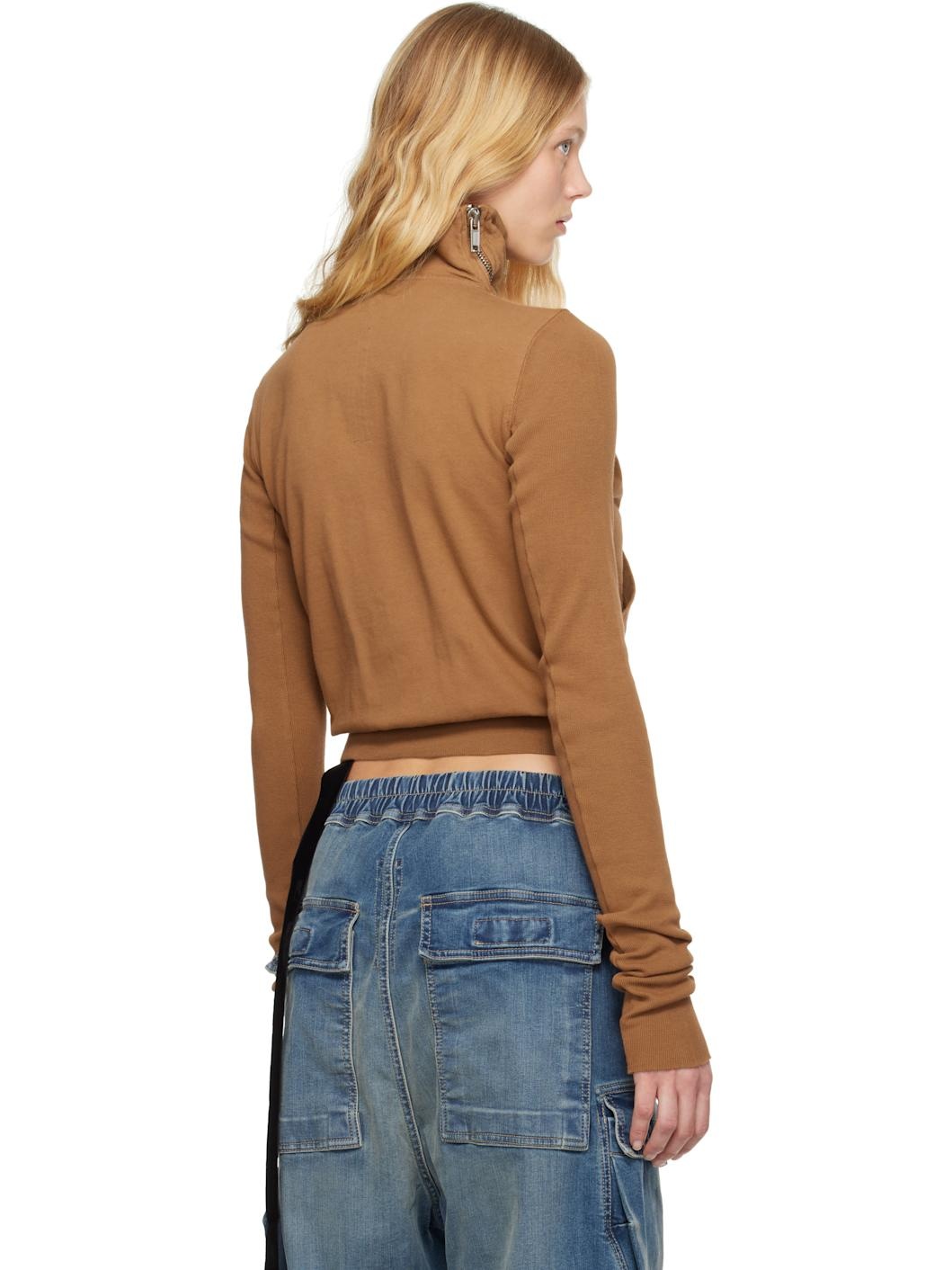 Orange Hollywood Mountain Sweatshirt - 3