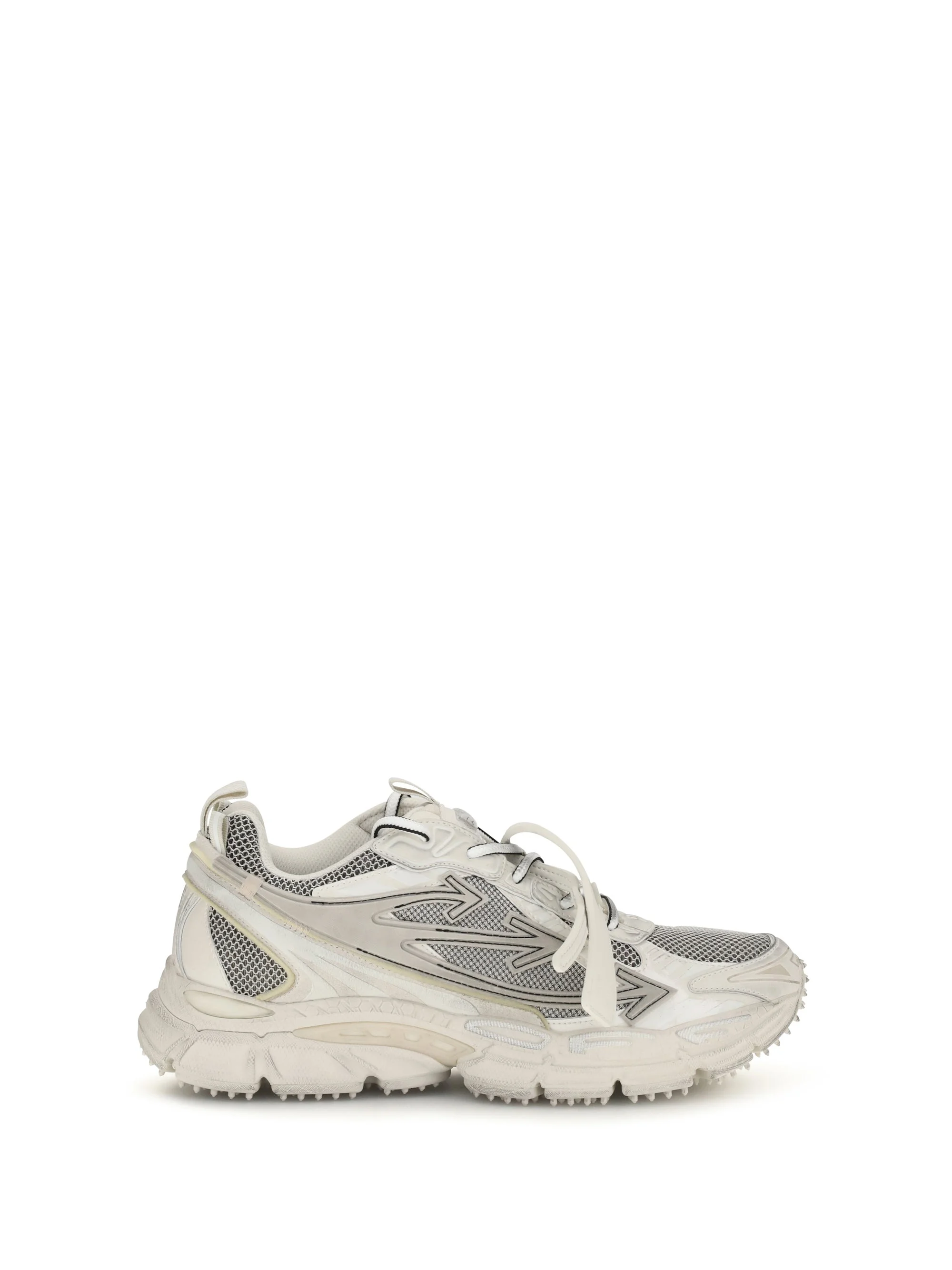 Off-White Be Right Back Worn Out Sneakers Beige/Grey - 1
