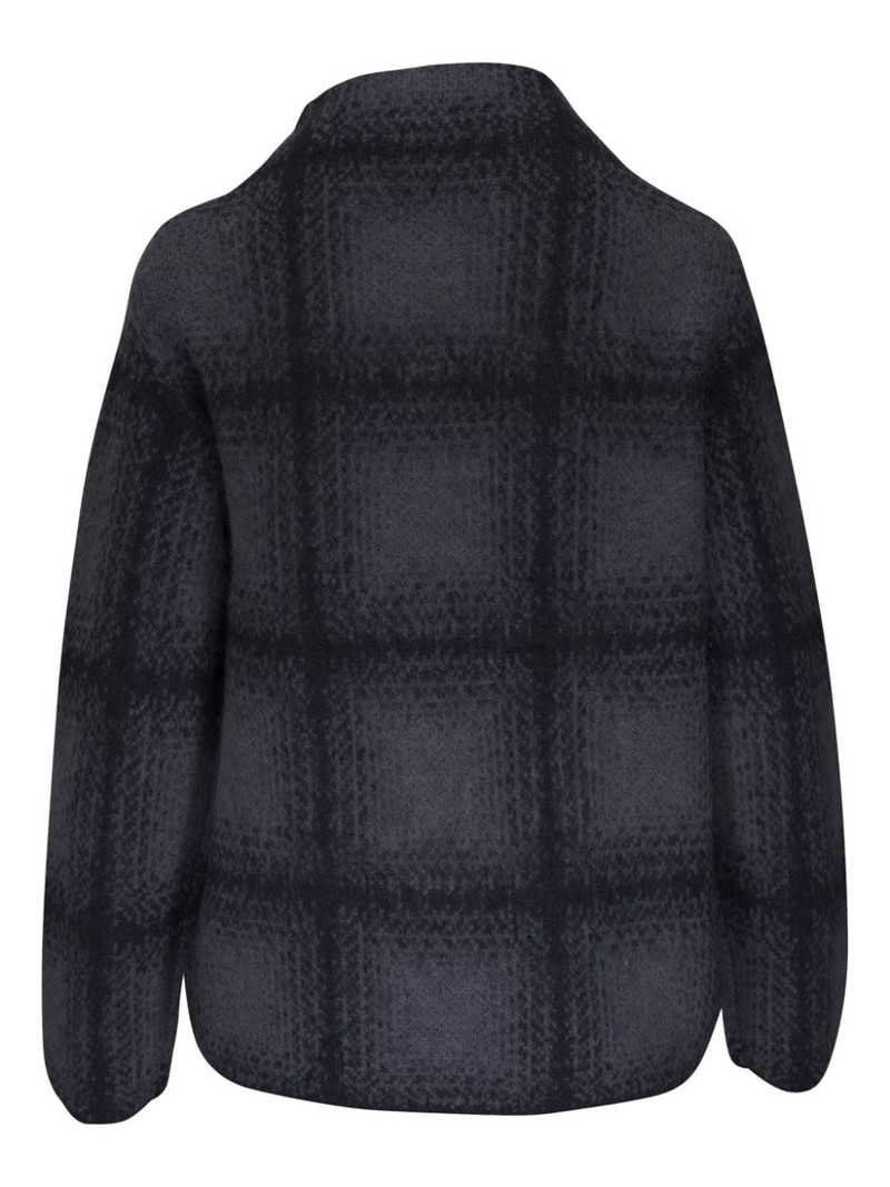 Vince plaid check pattern sweater outlook