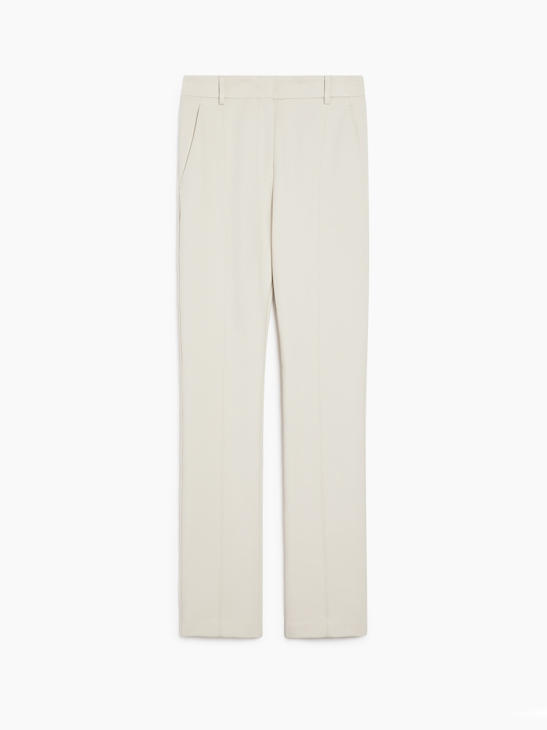 PIROGHE Fitted trousers in crêpe jersey - 1