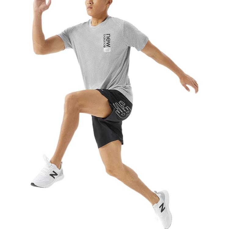 New Balance Sports Logo T-shirt 'Athletic Grey' MT21902-AG - 3