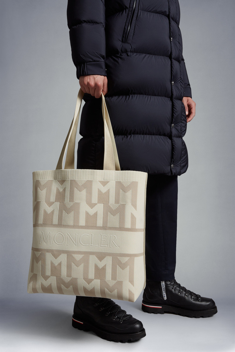 Monogram Knit Tote Bag 7