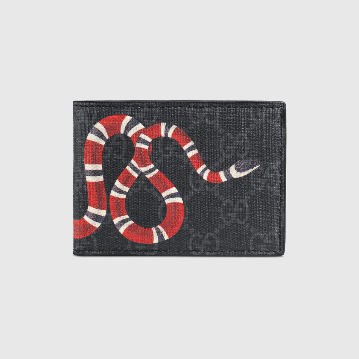 Kingsnake print GG Supreme wallet - 1