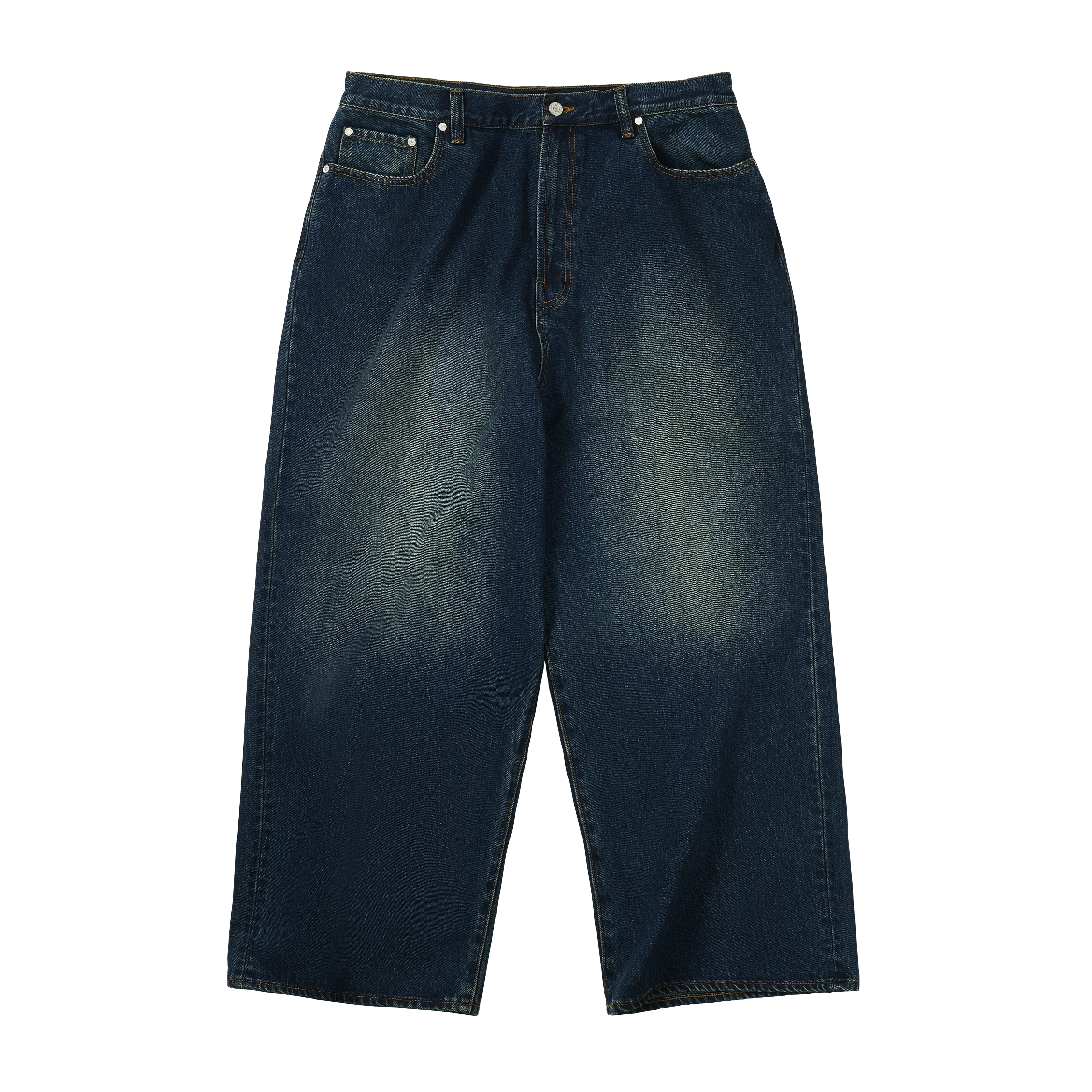 P100 SUPER BAGGY JEAN INDIGO - 1