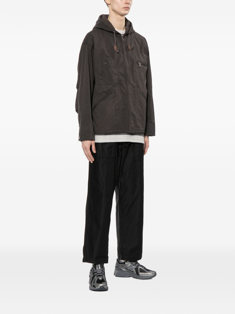 Comme des Garçons Homme washed hooded jacket outlook