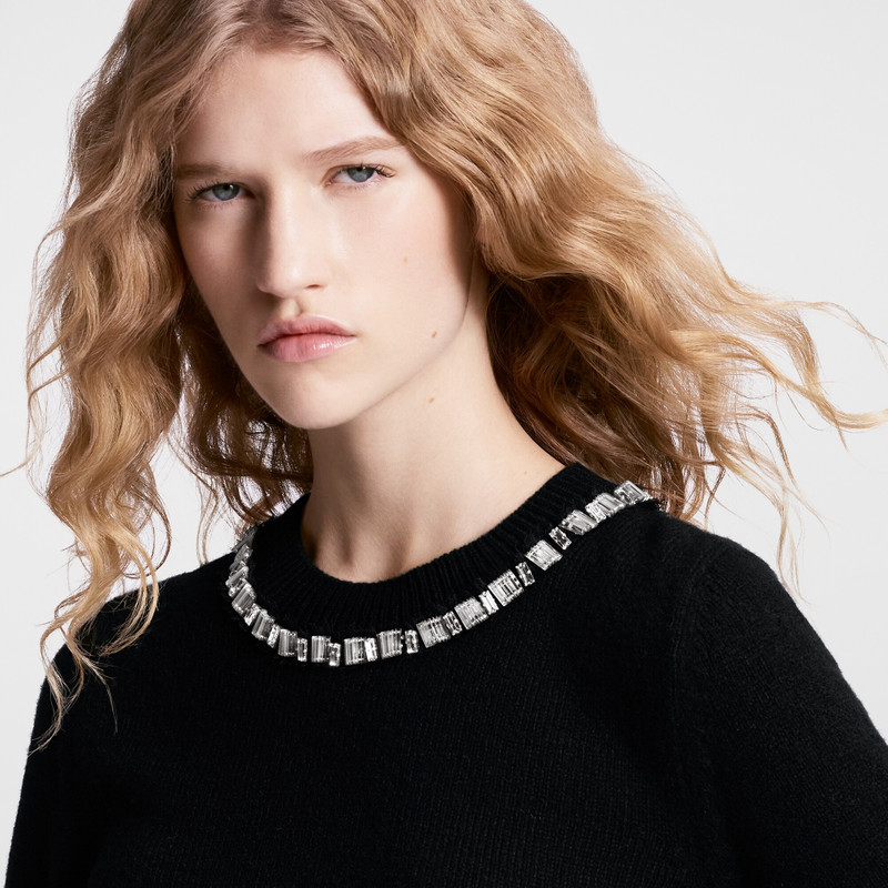 Beaded Trim Knit Top 2