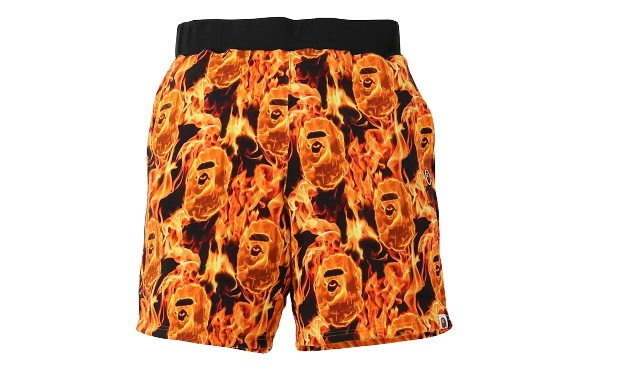 Flame Wide Sweat Shorts "Orange" 1G30 153 014 ORANGE - 1