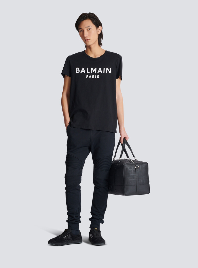 Balmain Flocked Balmain Paris joggers outlook