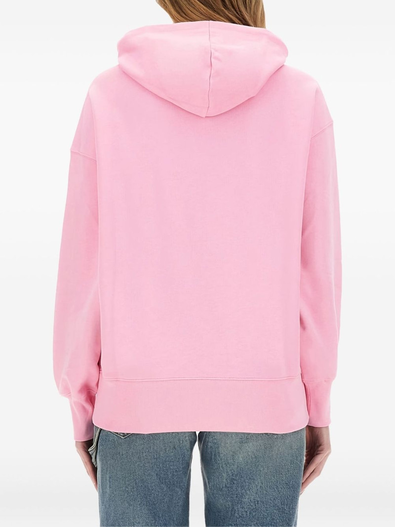MSGM logo-printed hoodie outlook