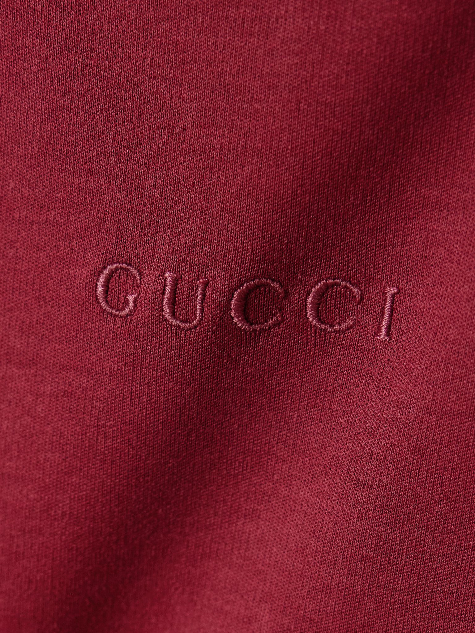 Oversized cotton-jersey T-shirt Red - 5