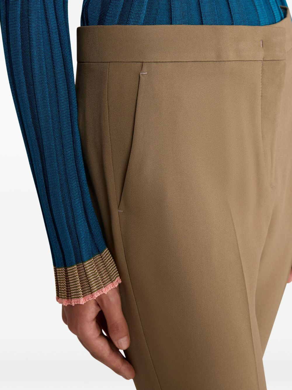 Cady cigarette cuffed trousers - 4