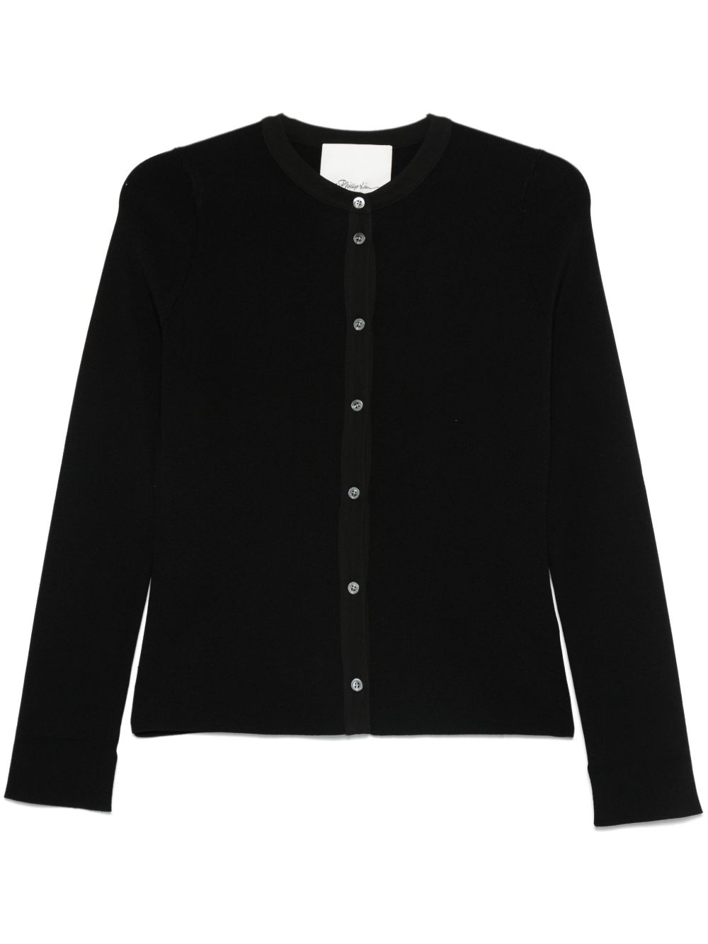 crew-neck cardigan - 1