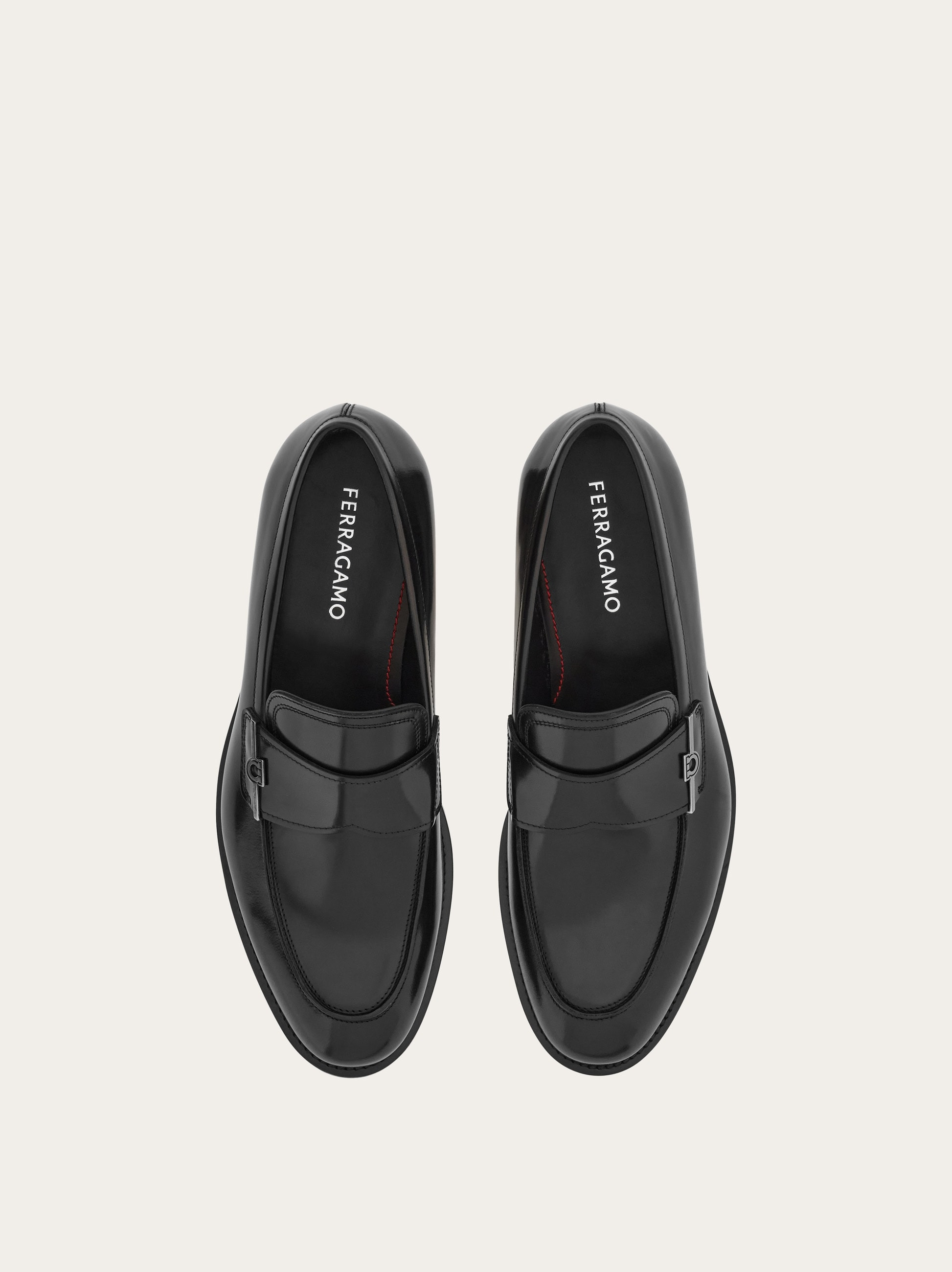 Penny loafer with Gancini ornament - 3