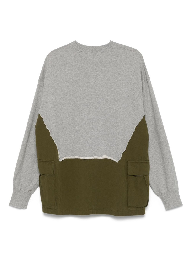 UNDERCOVER panelled sweatshirt outlook