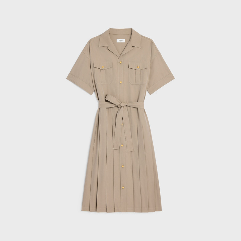 saharienne dress IN cotton gabardine 1