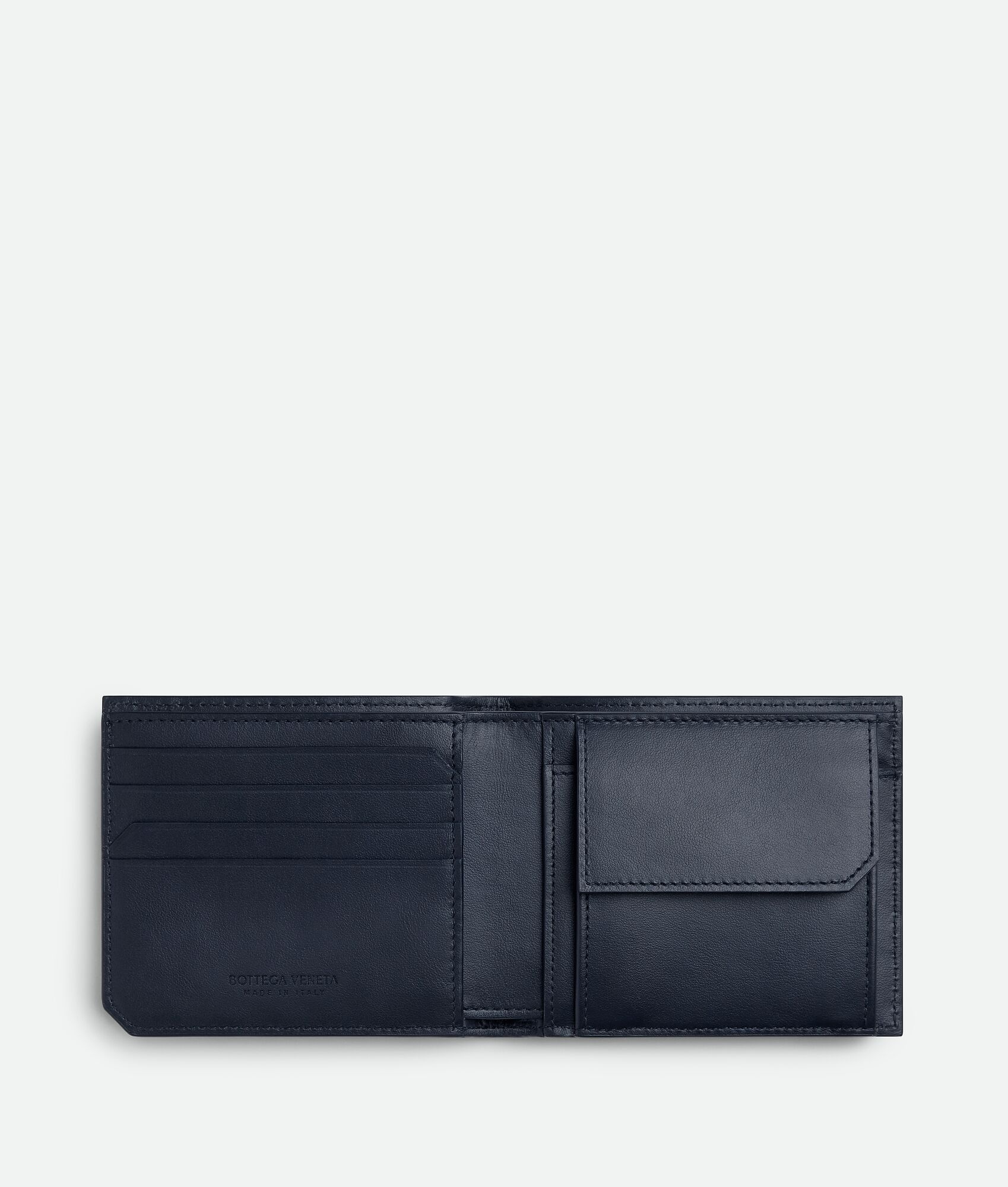 Intrecciato Piccolo Bi-Fold Wallet With Coin Purse - 2