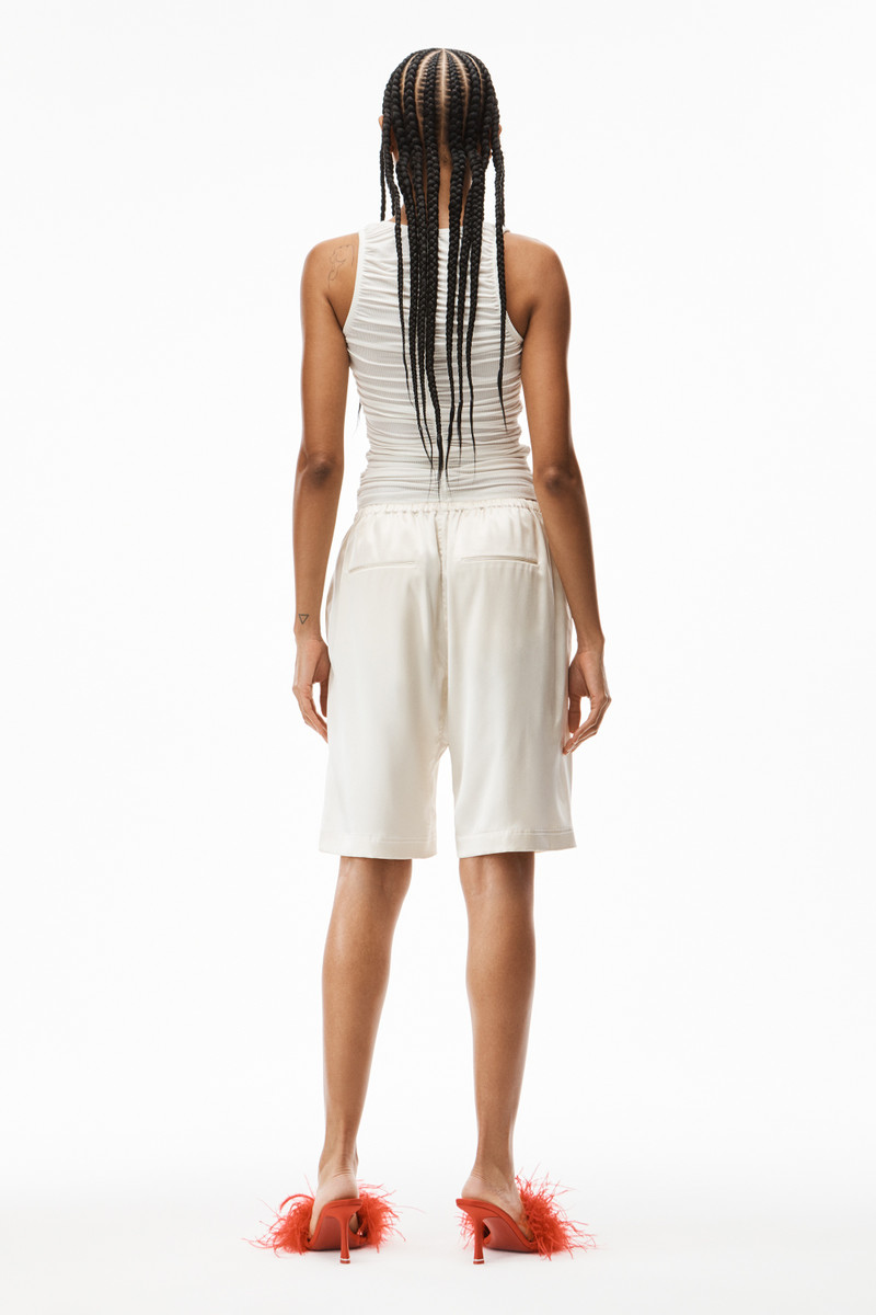 KOI EMBROIDERY SHORT 에 SILK CHARMEUSE 5