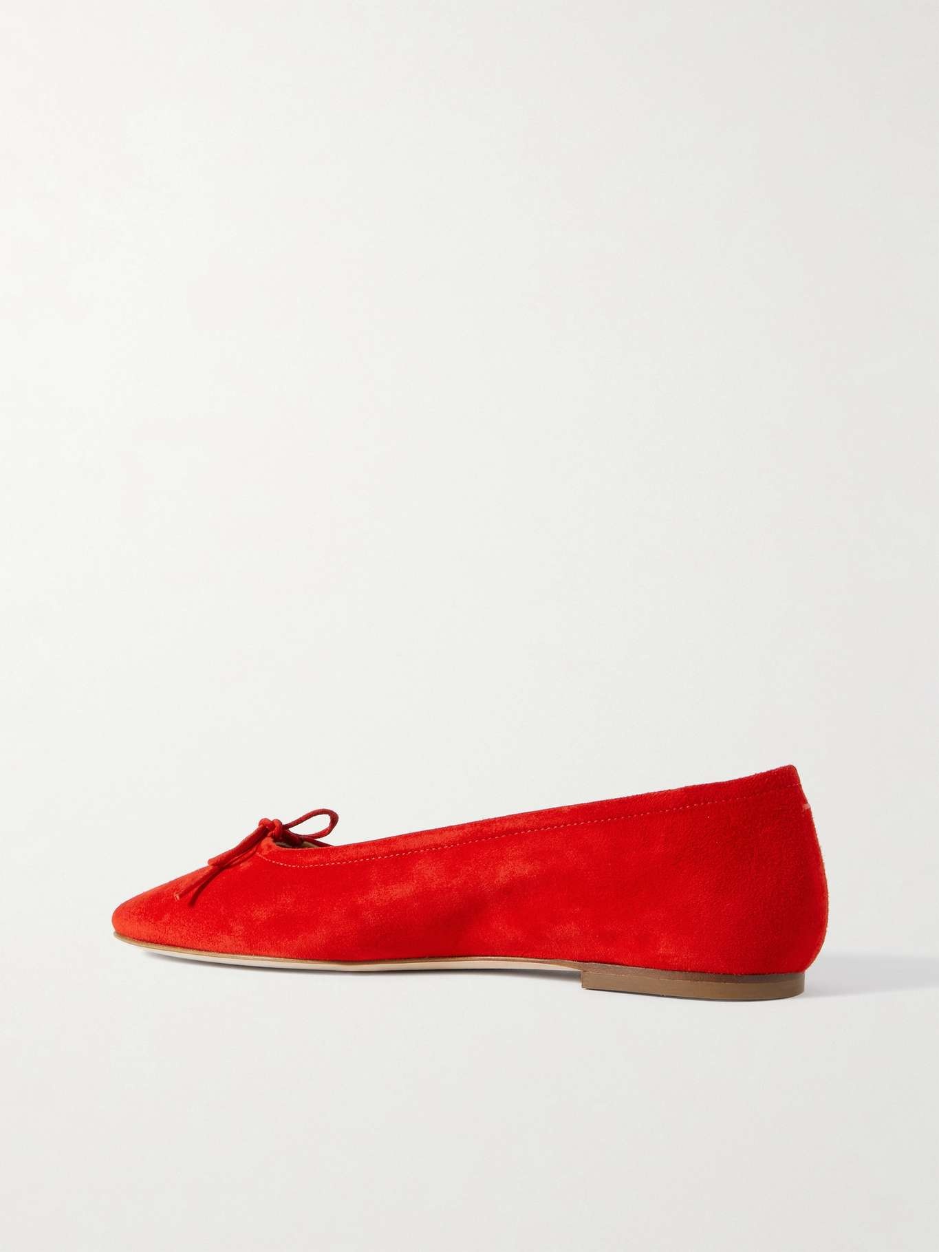 Delfina suede ballet flats Red - 3