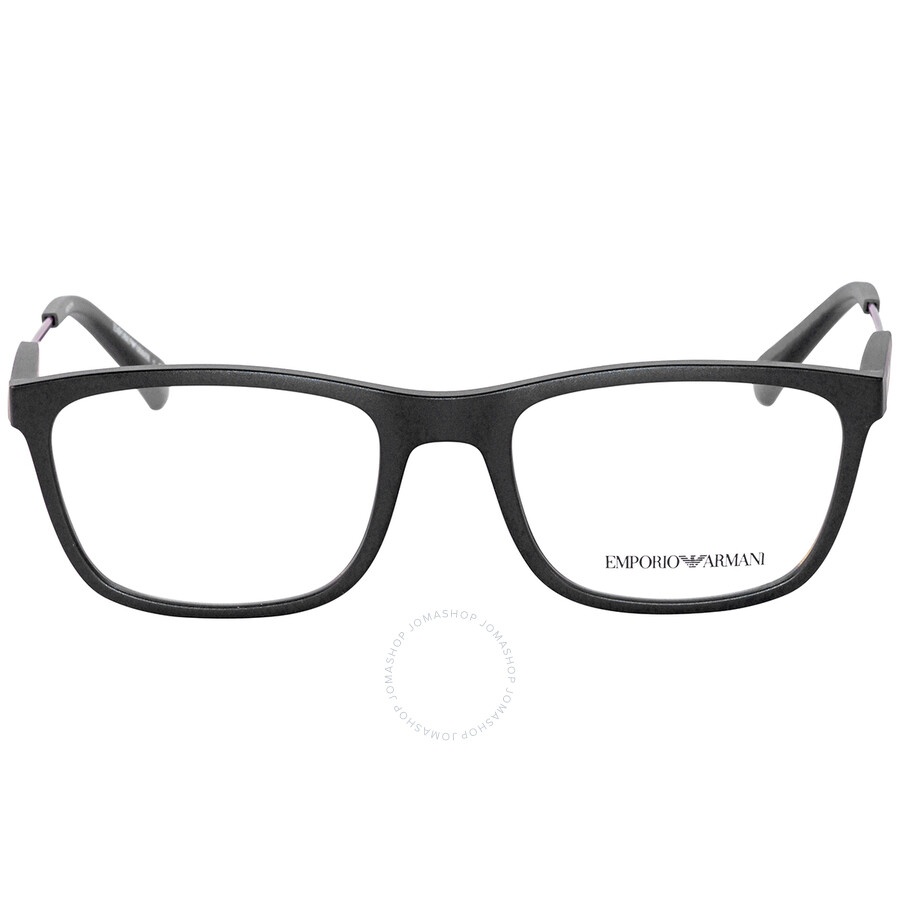 Emporio Armani Clear Demo Rectangular Men's Eyeglasses EA3165 5870 53 - 1