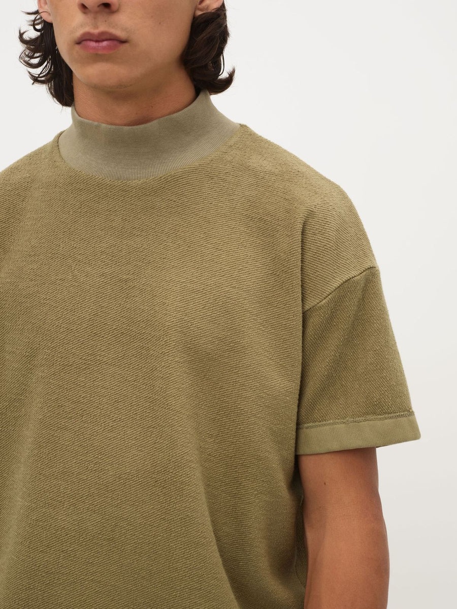 Inside Out Mock Neck Sweatshirt - 3