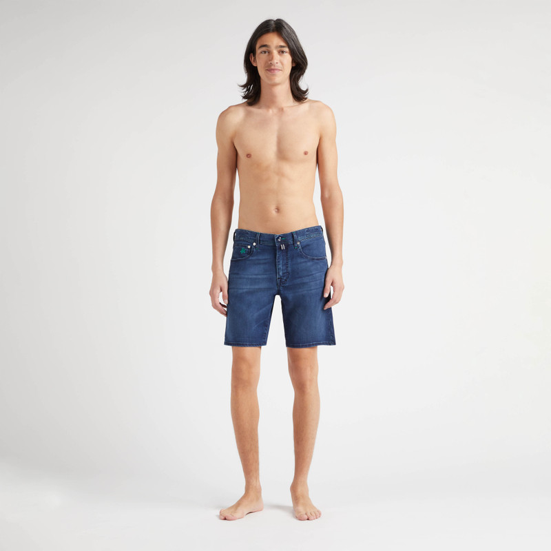 Vilebrequin Men Denim Bermuda Shorts Tahiti Turtles outlook