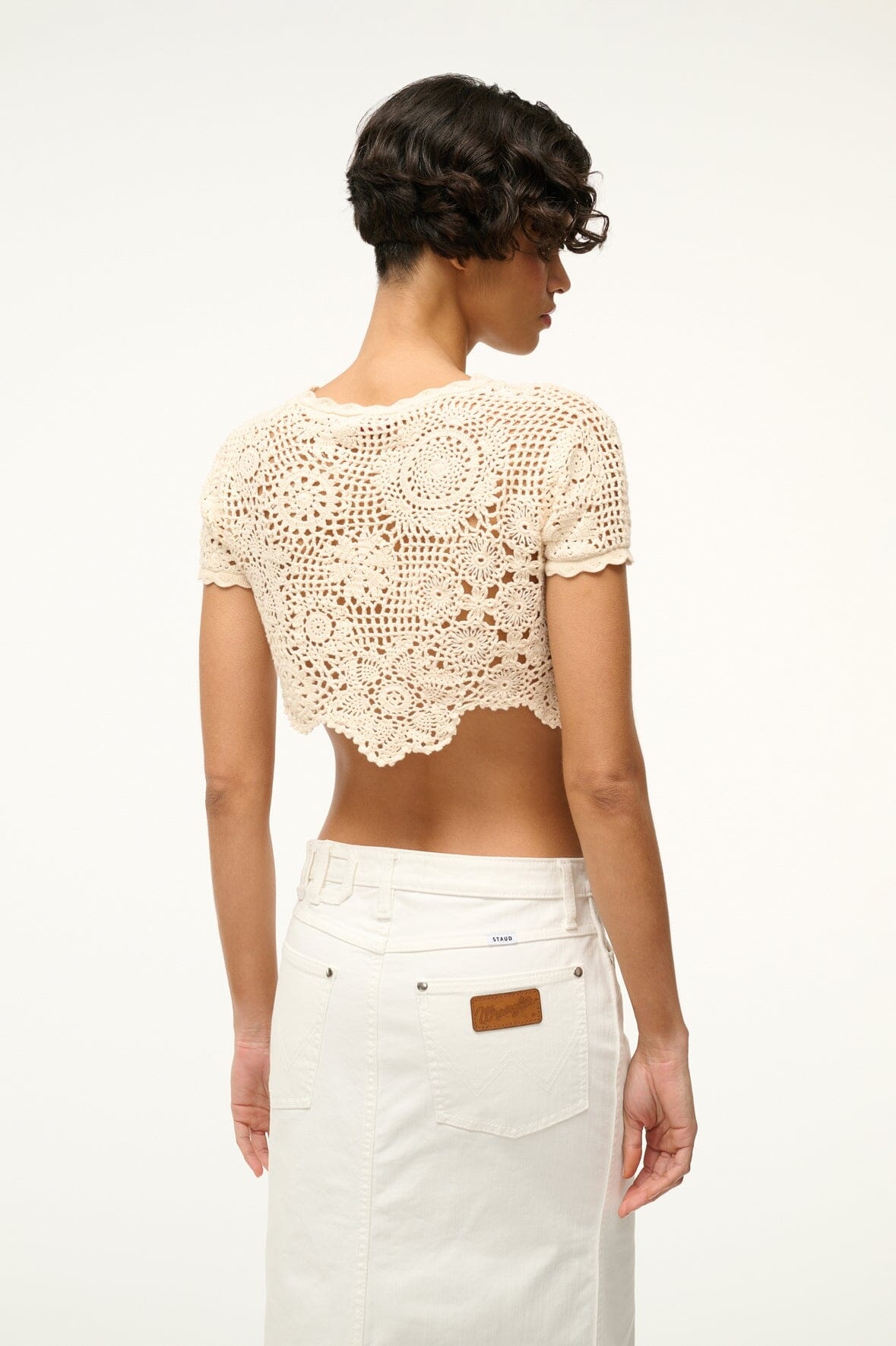 STAUD STARLIGHT TOP BUTTERCREAM - 3