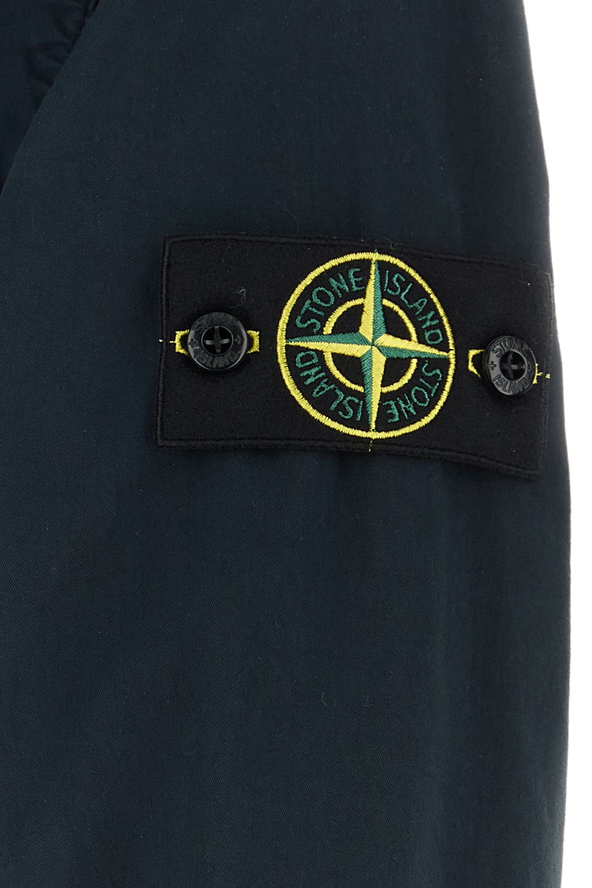 Navy blue stretch cotton jacket - 3