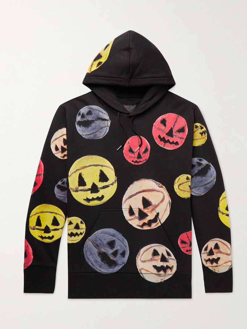 + Josh Smith Printed Cotton-Jersey Hoodie 1