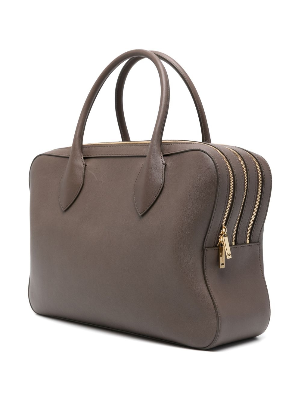 leather tote bag - 3