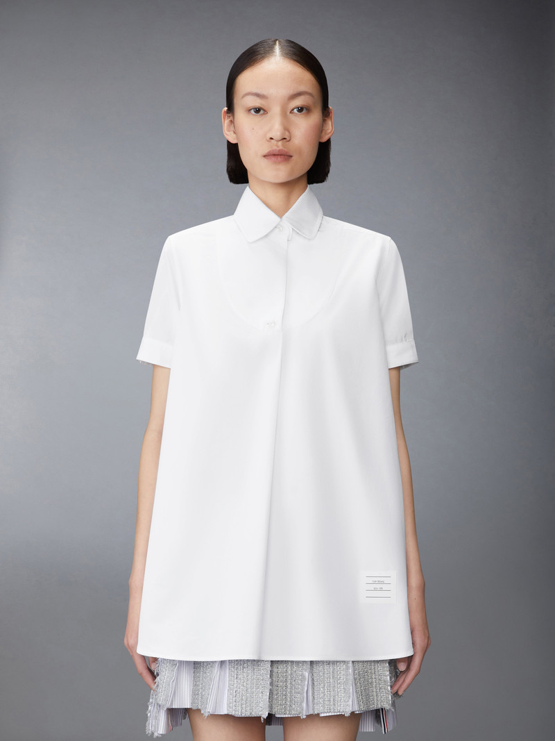 Thom Browne SOLID POPLIN TUNIC SHIRT outlook