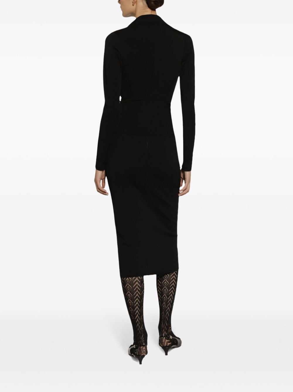 DG-logo pencil skirt - 4