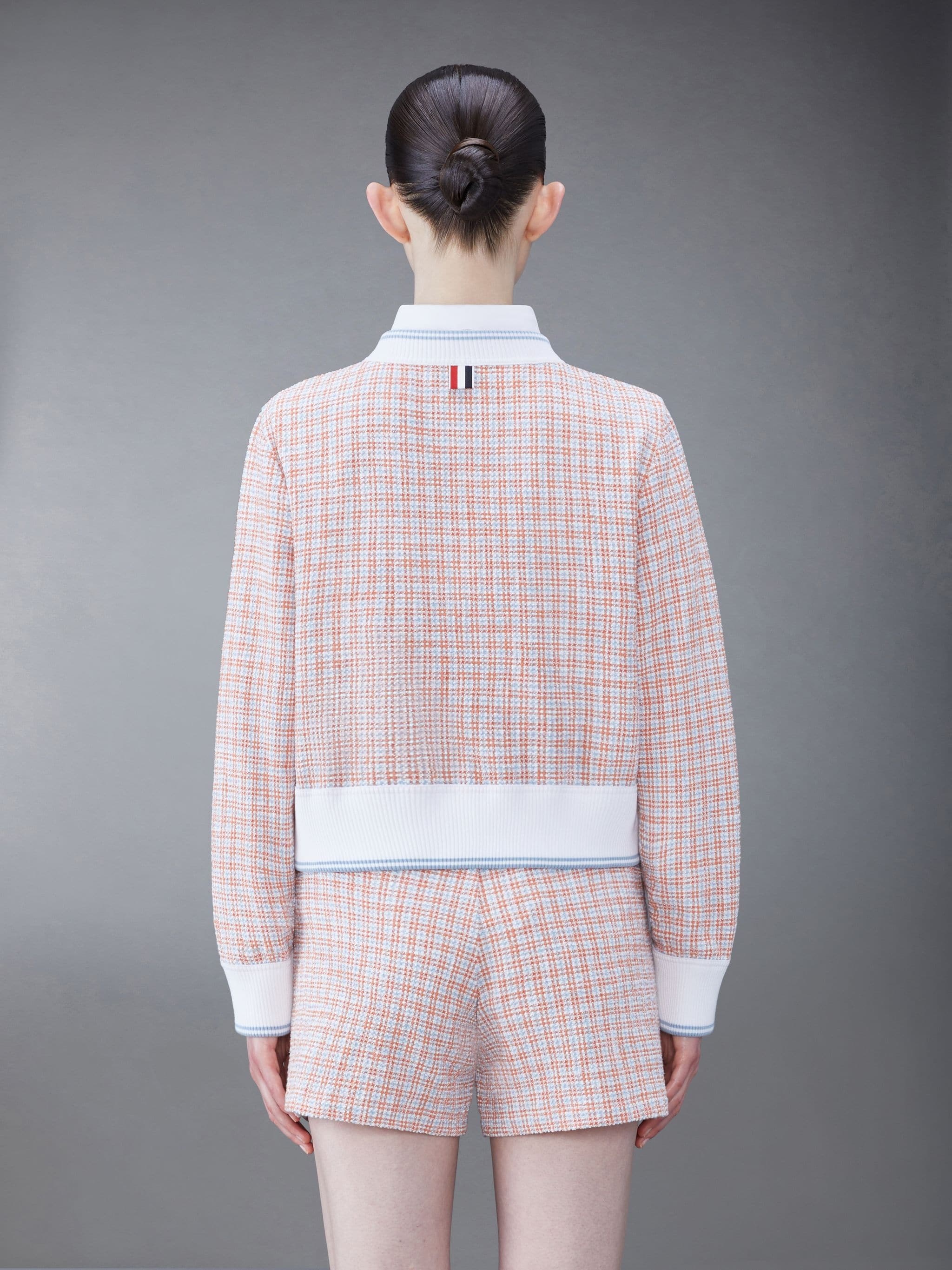Tweed Crew Neck Jacket - 2