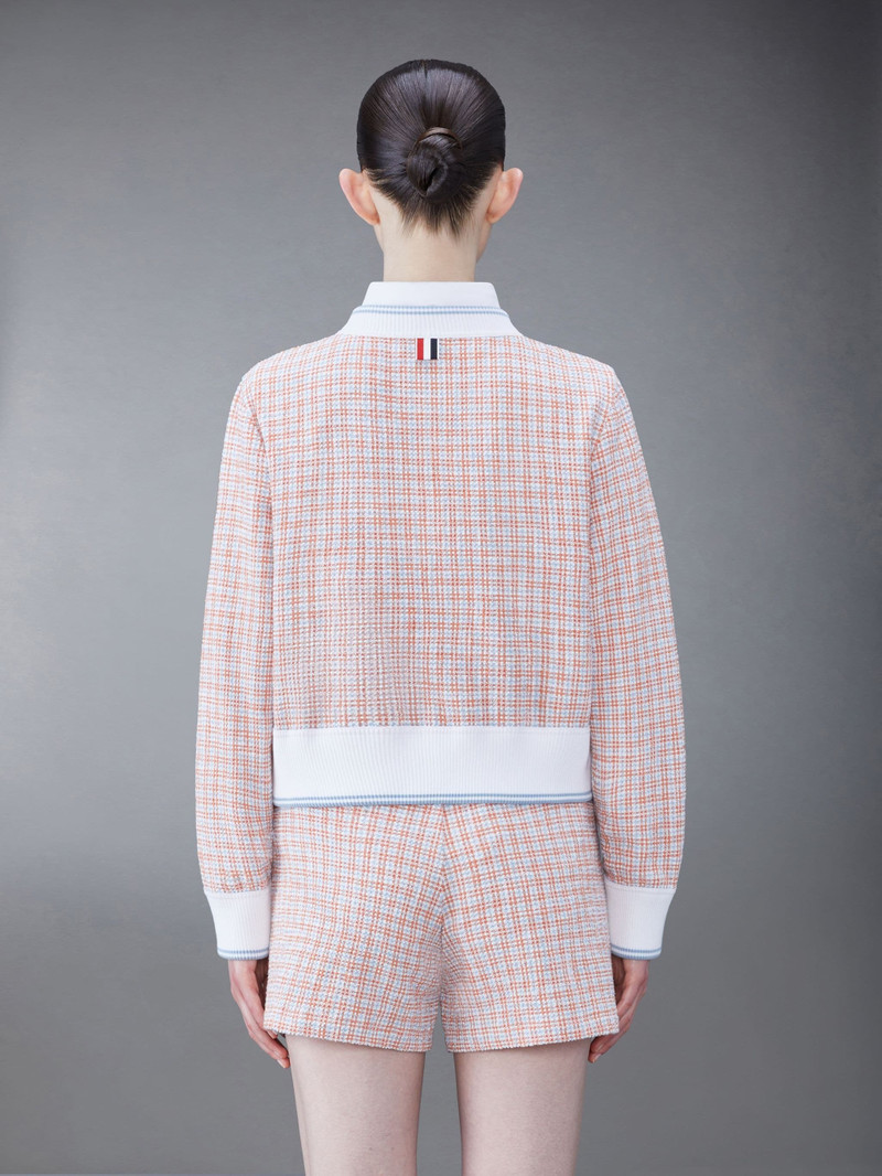 Thom Browne Tweed Crew Neck Jacket outlook