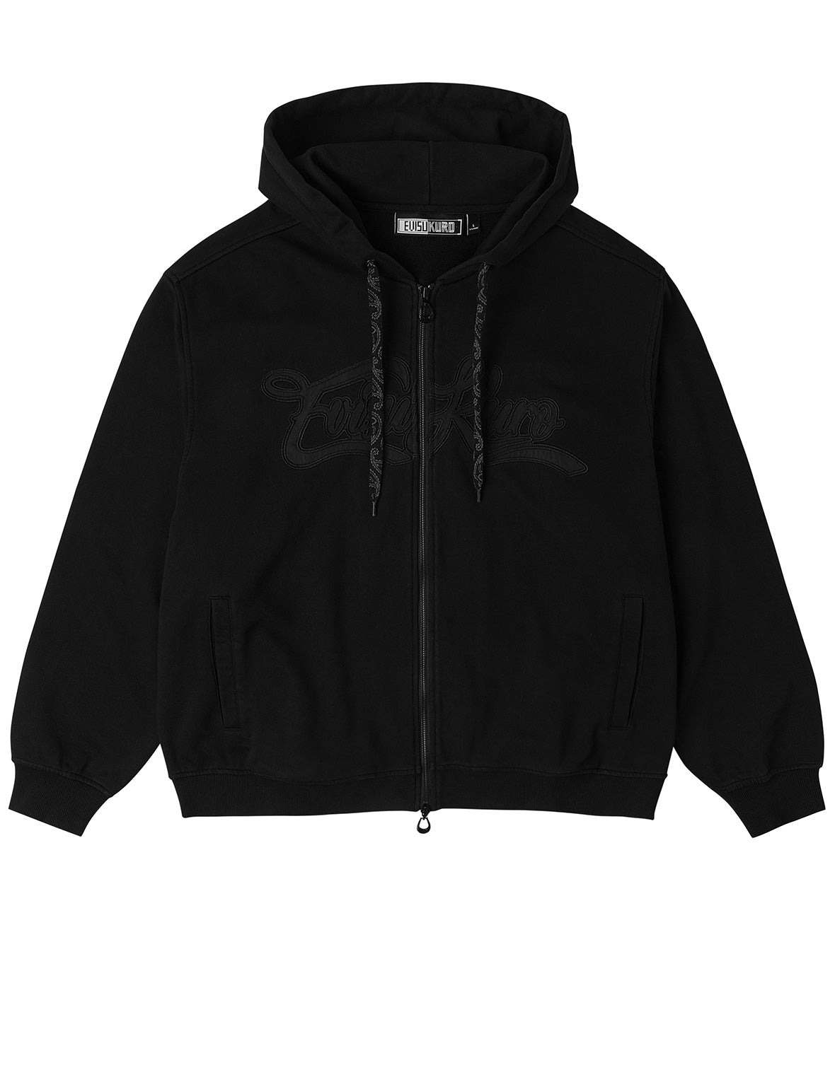EVISUKURO Embroidery Loose Fit Hoodie Jacket - 12