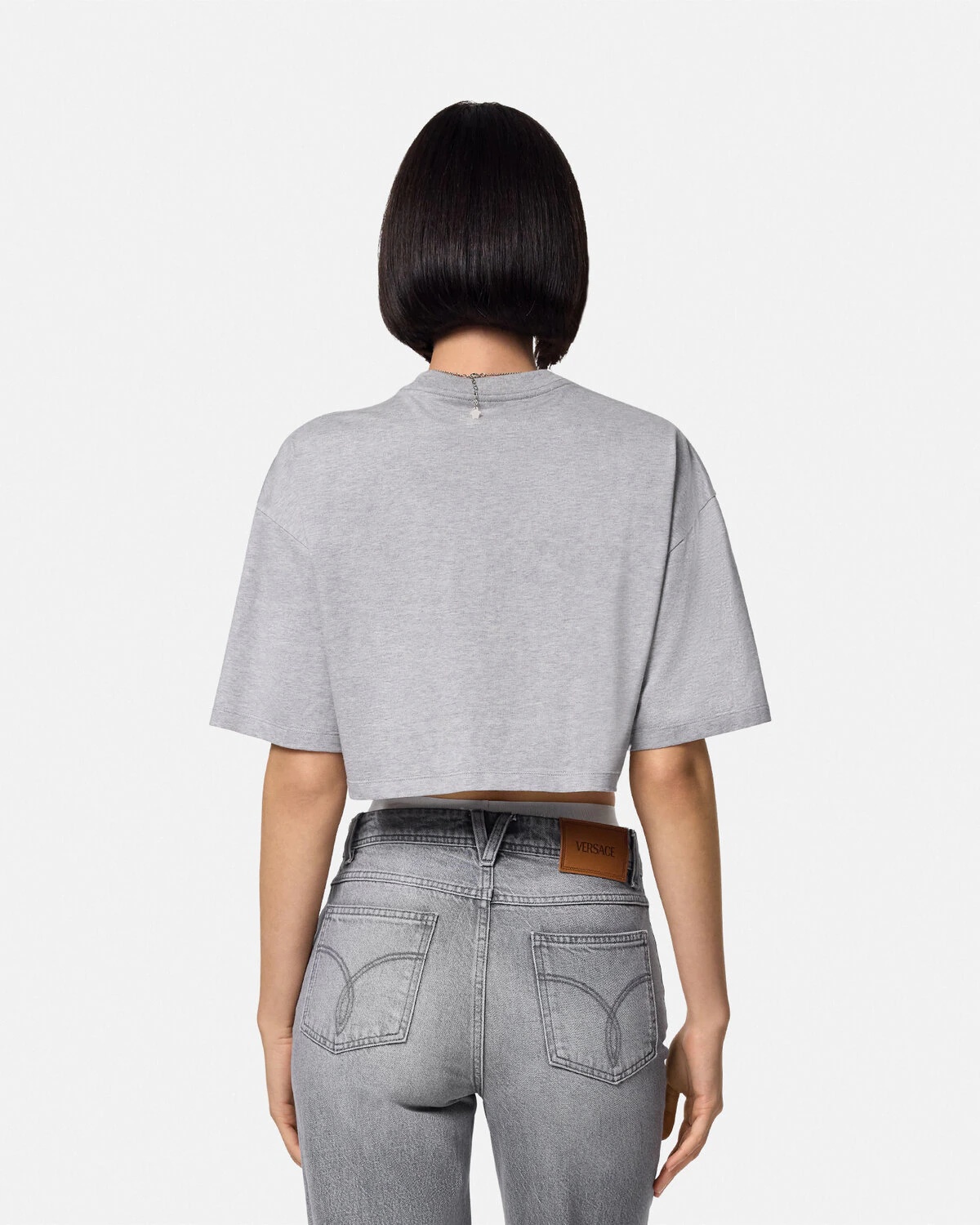 Crystal Medusa Crop Boxy T-Shirt - 5