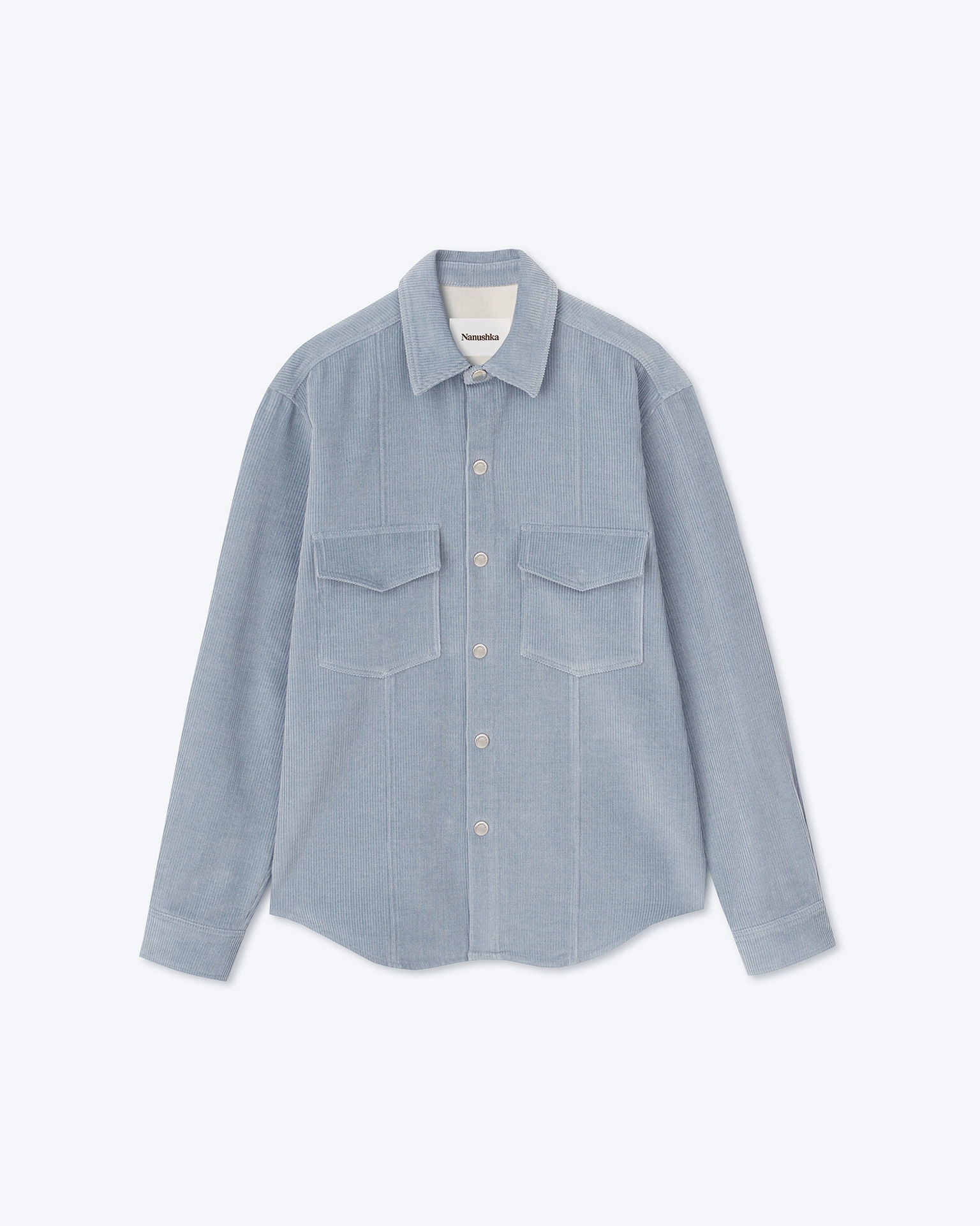 TRISTO - Patch pocket overshirt - Sky blue - 1