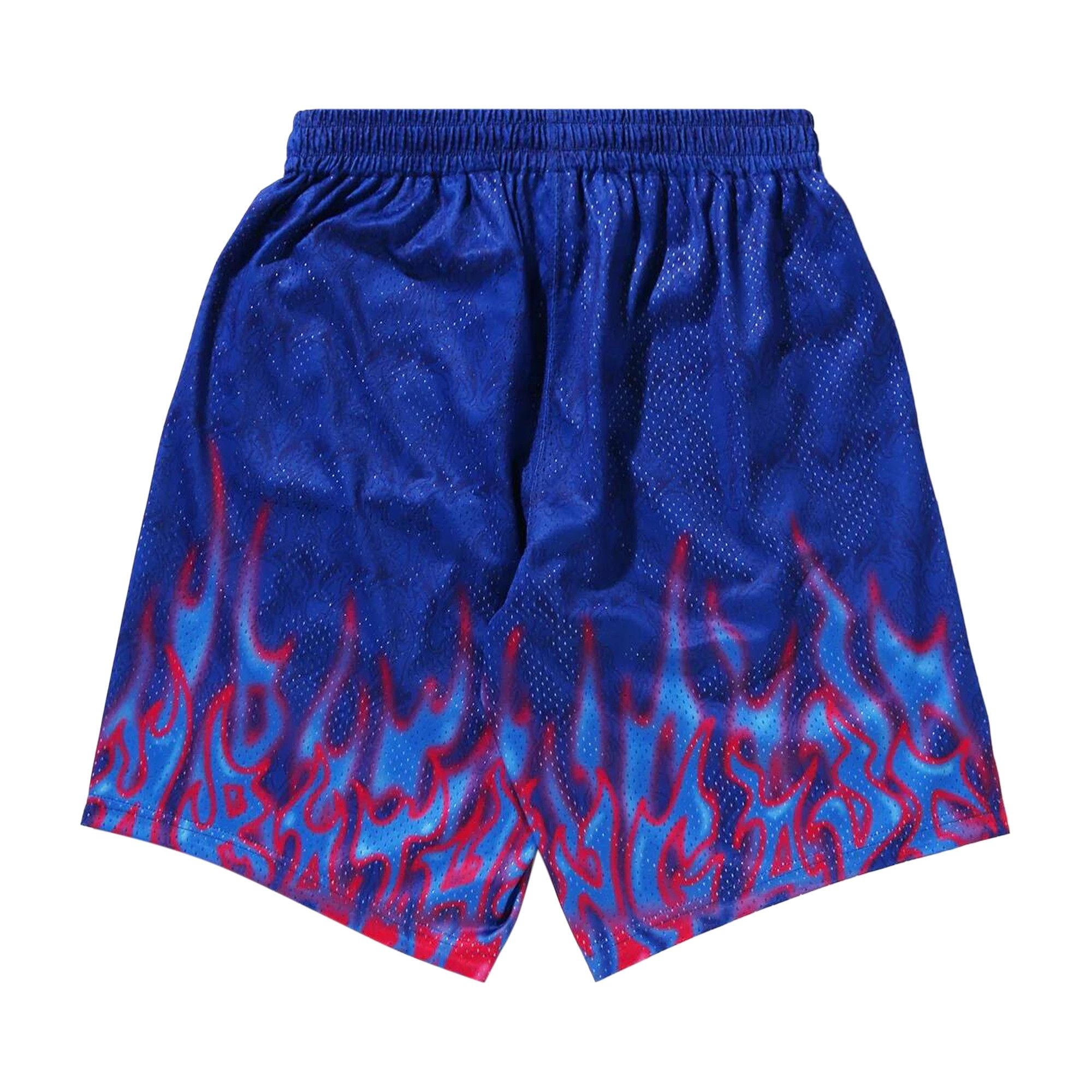 A BATHING APE BAPE Reversible Basketball Shorts Purple REVERSIBLE