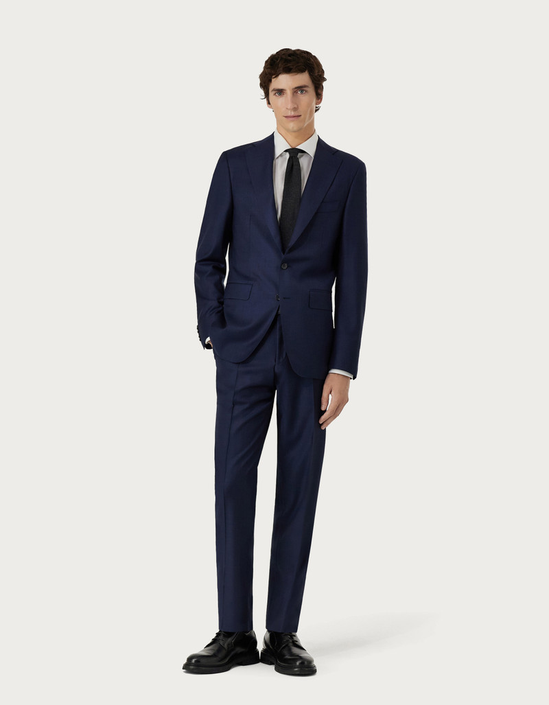 Canali CAPRI BLUE WOOL SUIT outlook