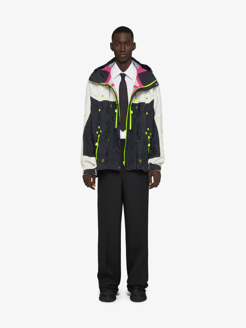 Givenchy TECHNICAL JACKET WITH EMBROIDERIES AND RHINESTONES outlook