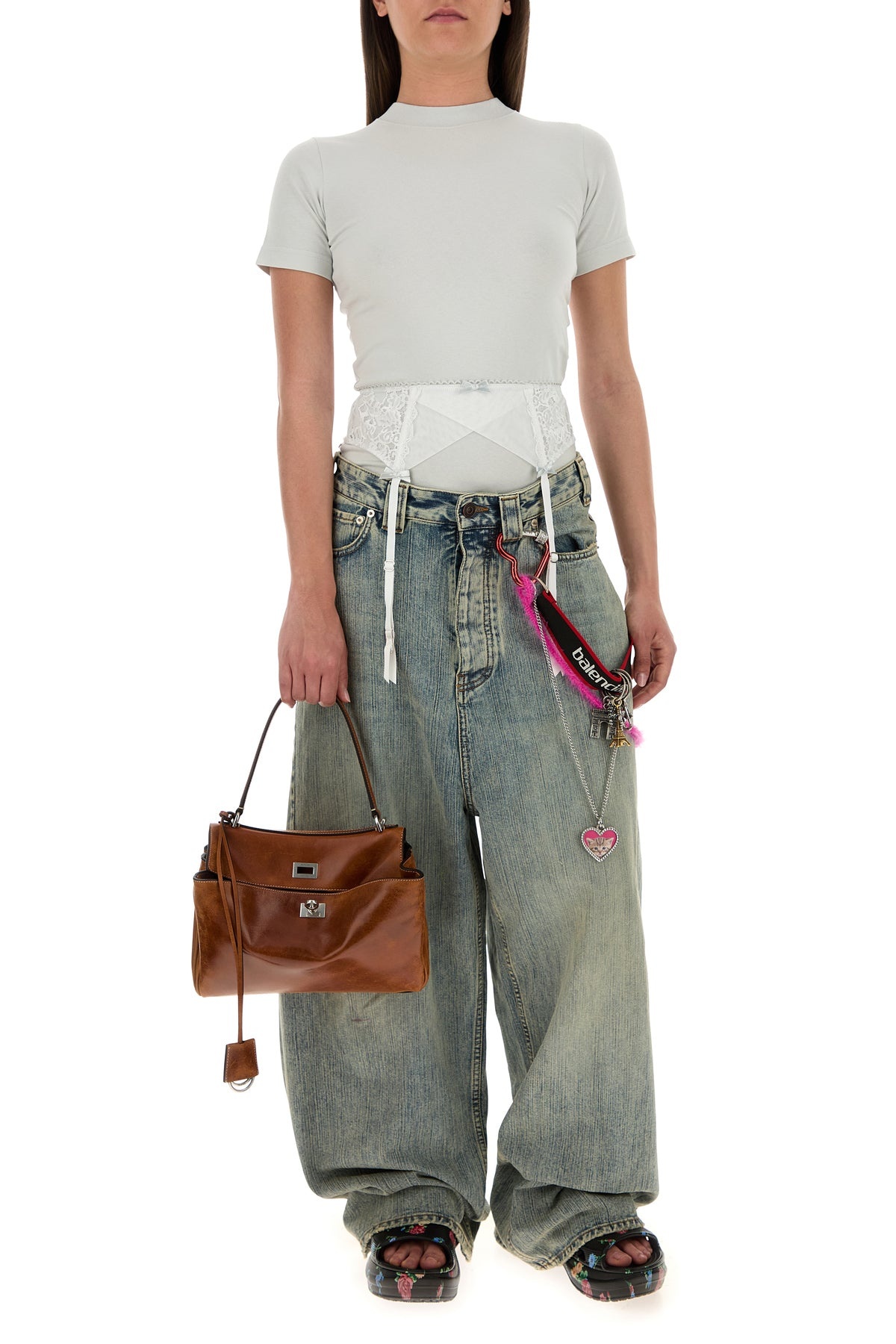 Chalk stretch cotton t-shirt - 6