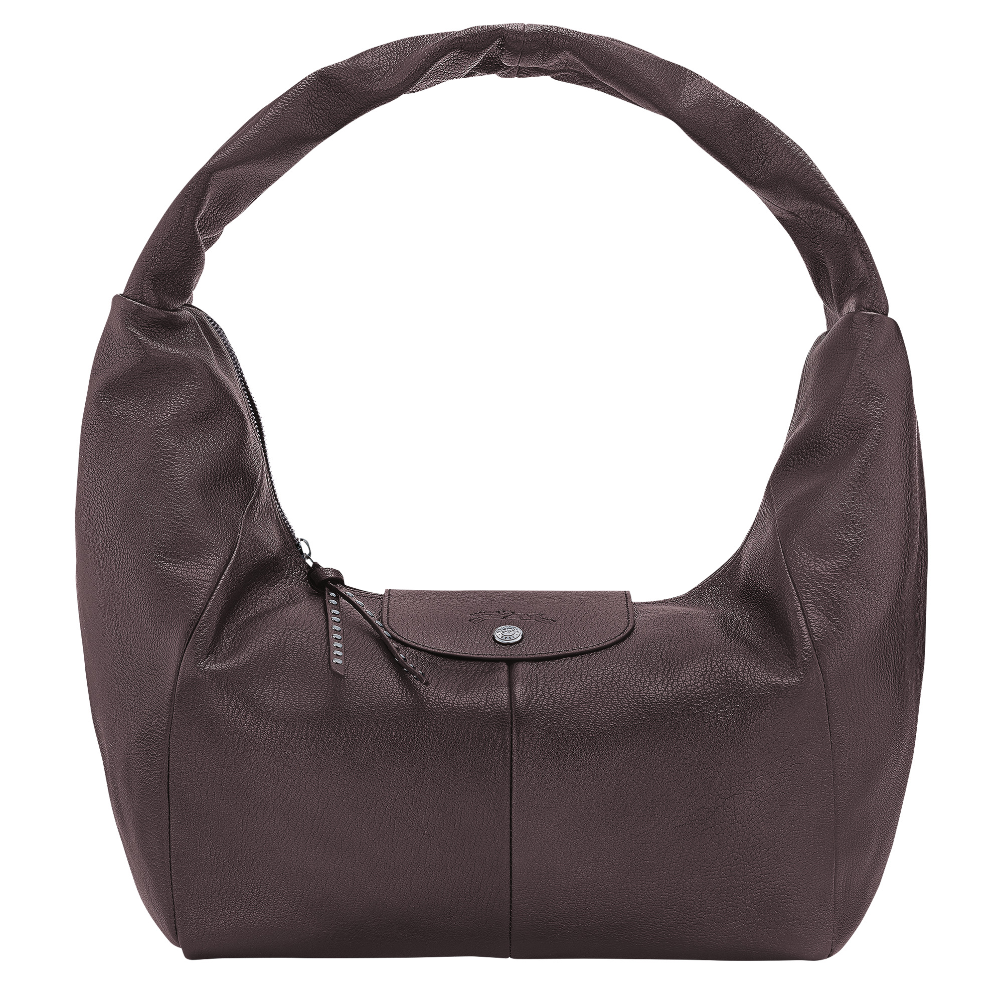 Le Pliage Xtra L Hobo bag Mocha - Leather - 1