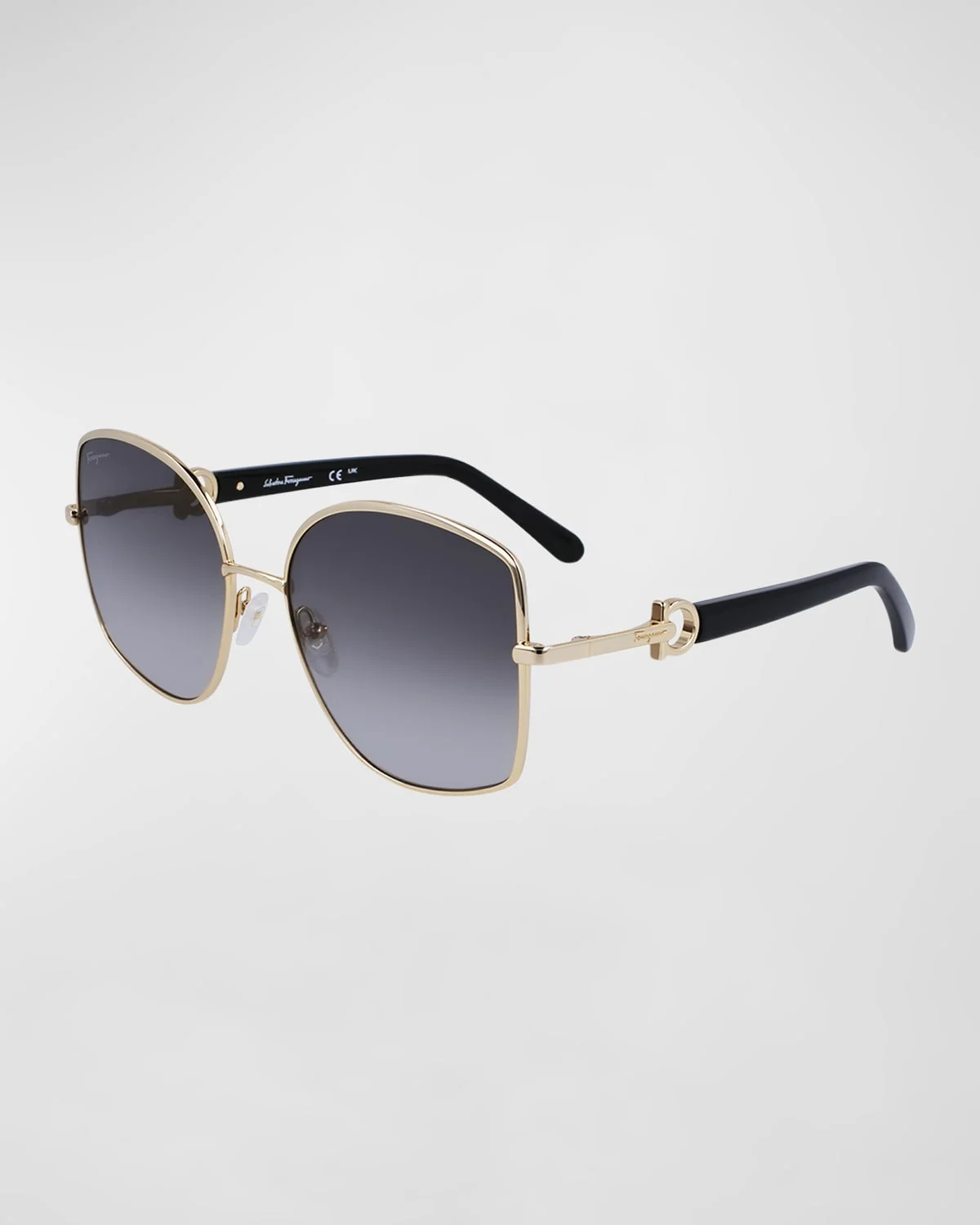 Gancini Acetate & Metal Butterfly Sunglasses - 1