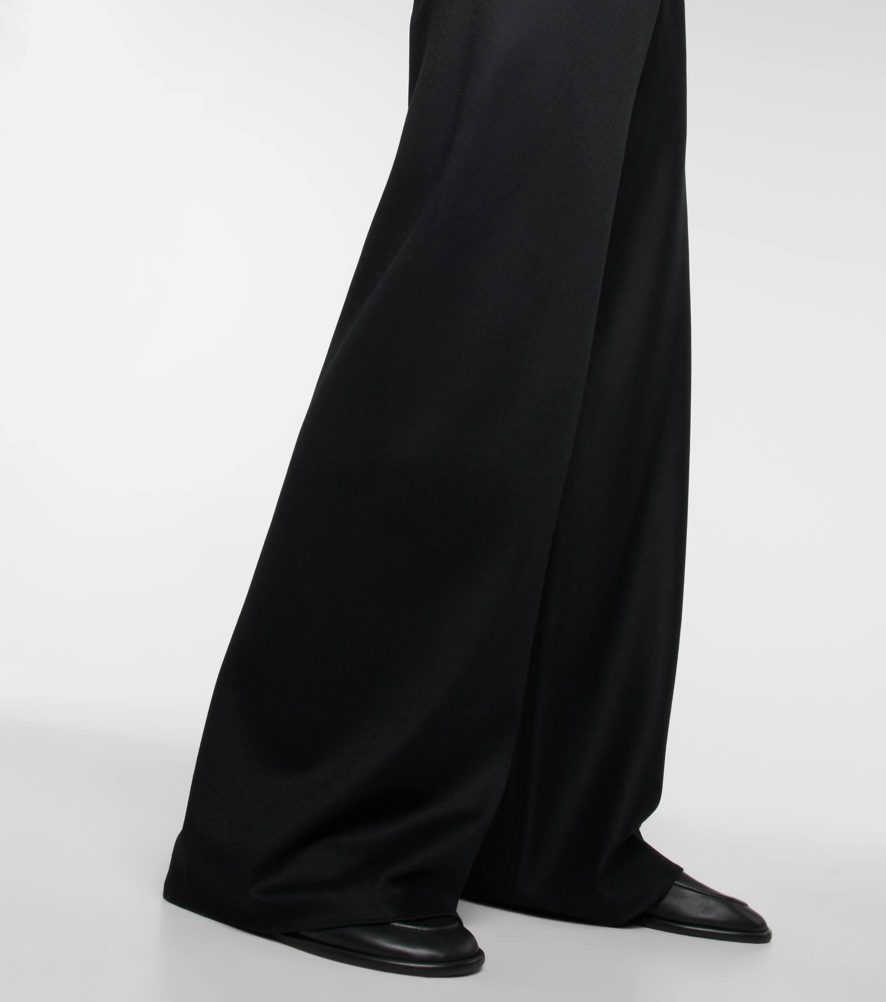 Gala virgin wool wide-leg pants - 5